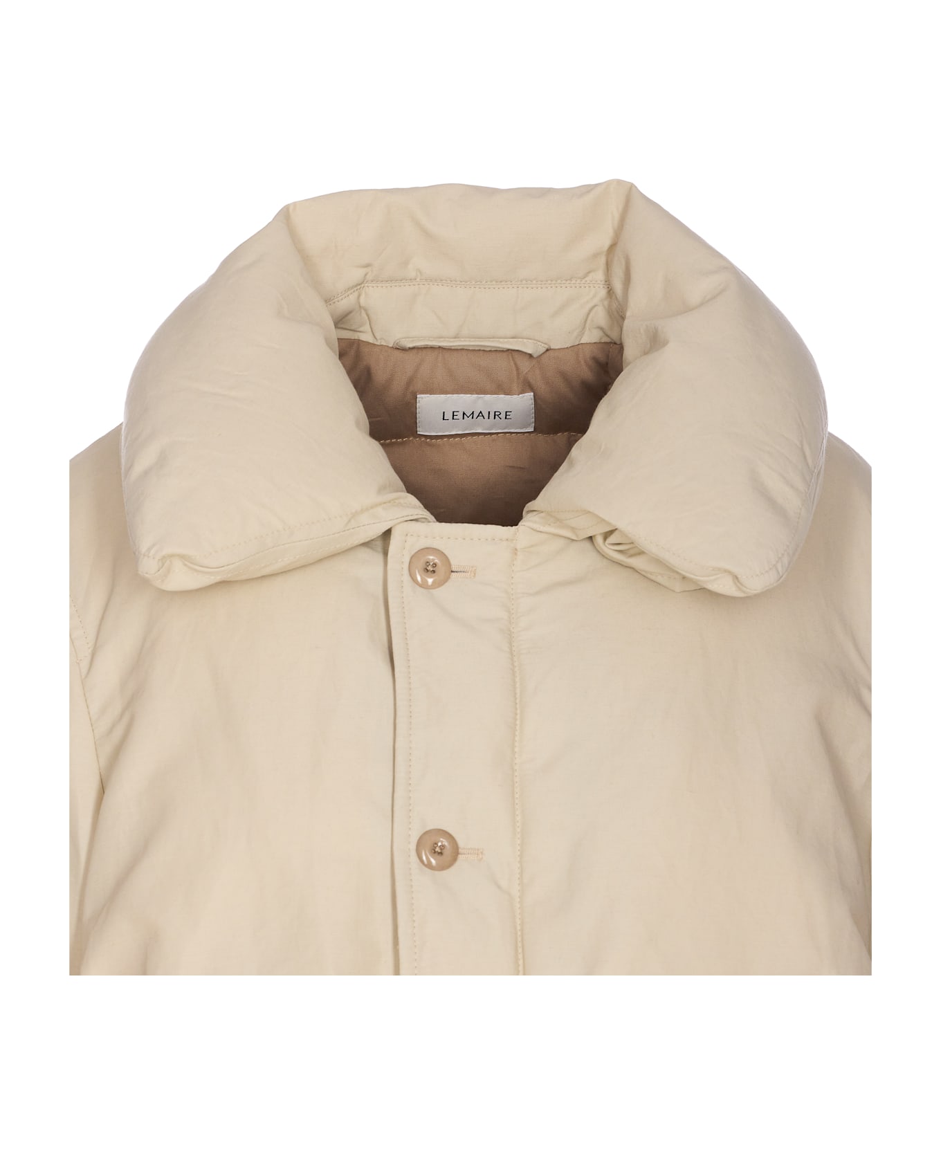 Lemaire Short Puffer Jacket - Beige