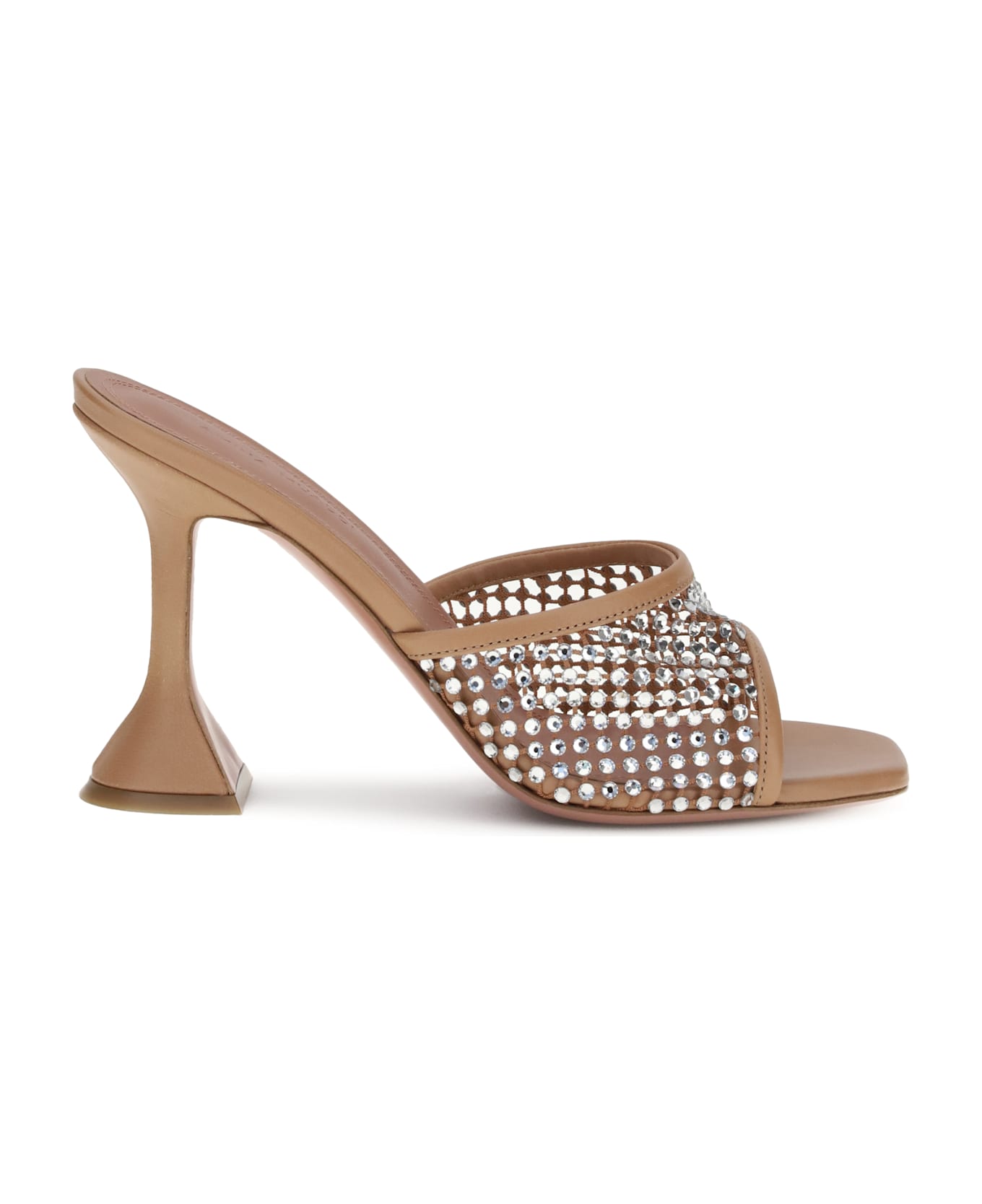 Amina Muaddi Lupita Crystal Sandals