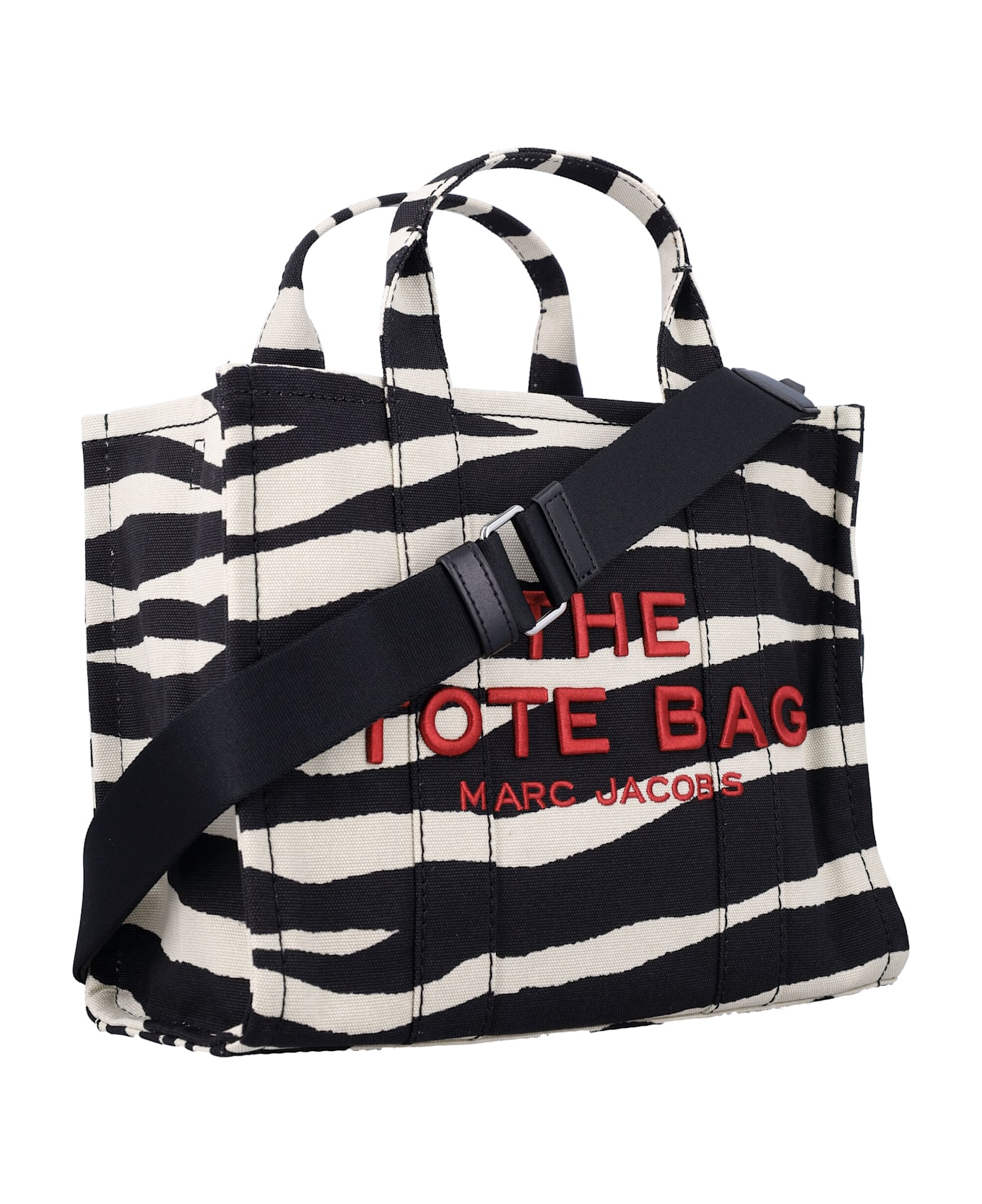 Marc Jacobs The Zebra Canvas Medium Tote Bag - ZEBRA