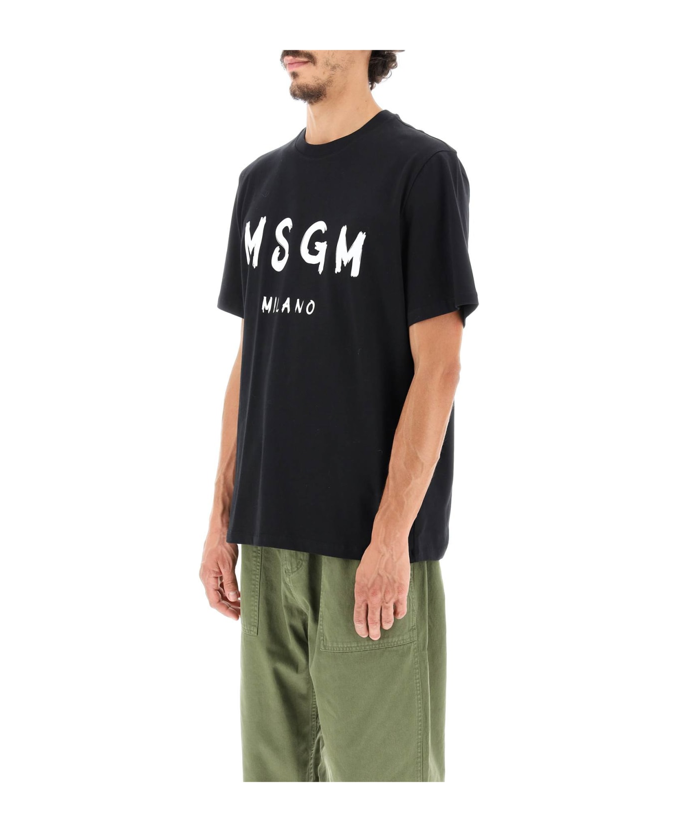 MSGM Logo T-shirt - Nero シャツ