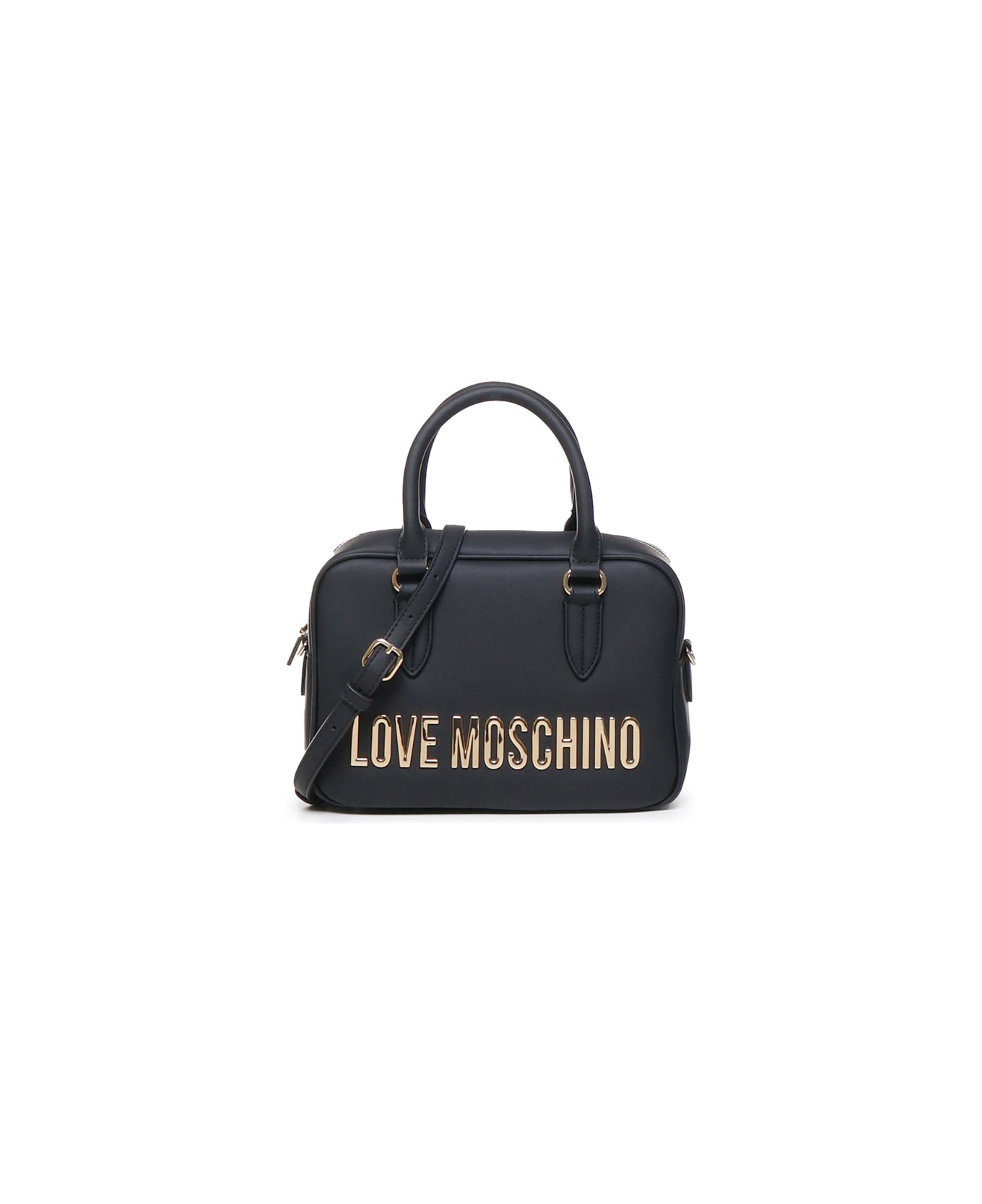 Love Moschino Trunk With Logo - Black トートバッグ