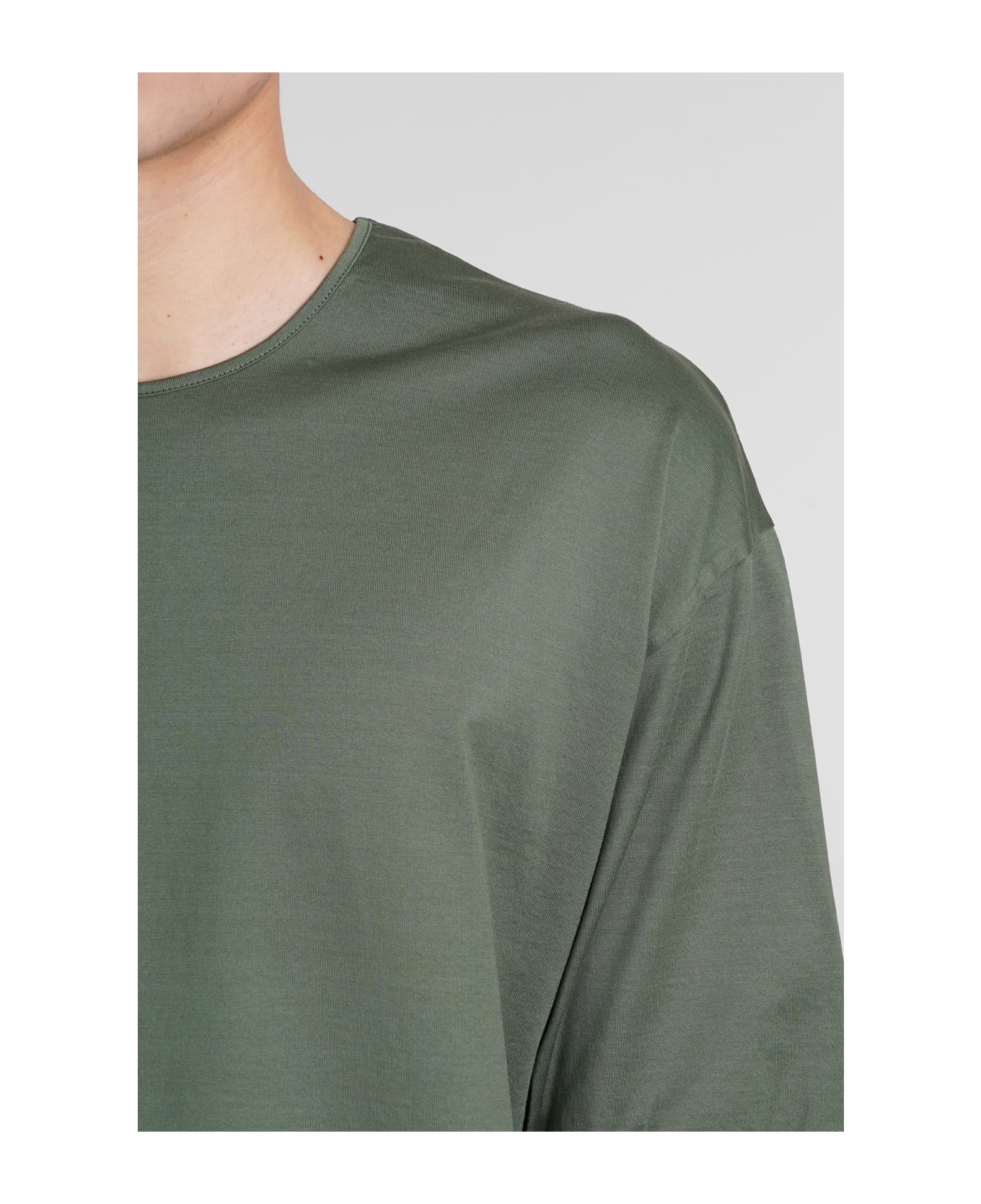 Lemaire T-shirt In Green Cotton - green シャツ