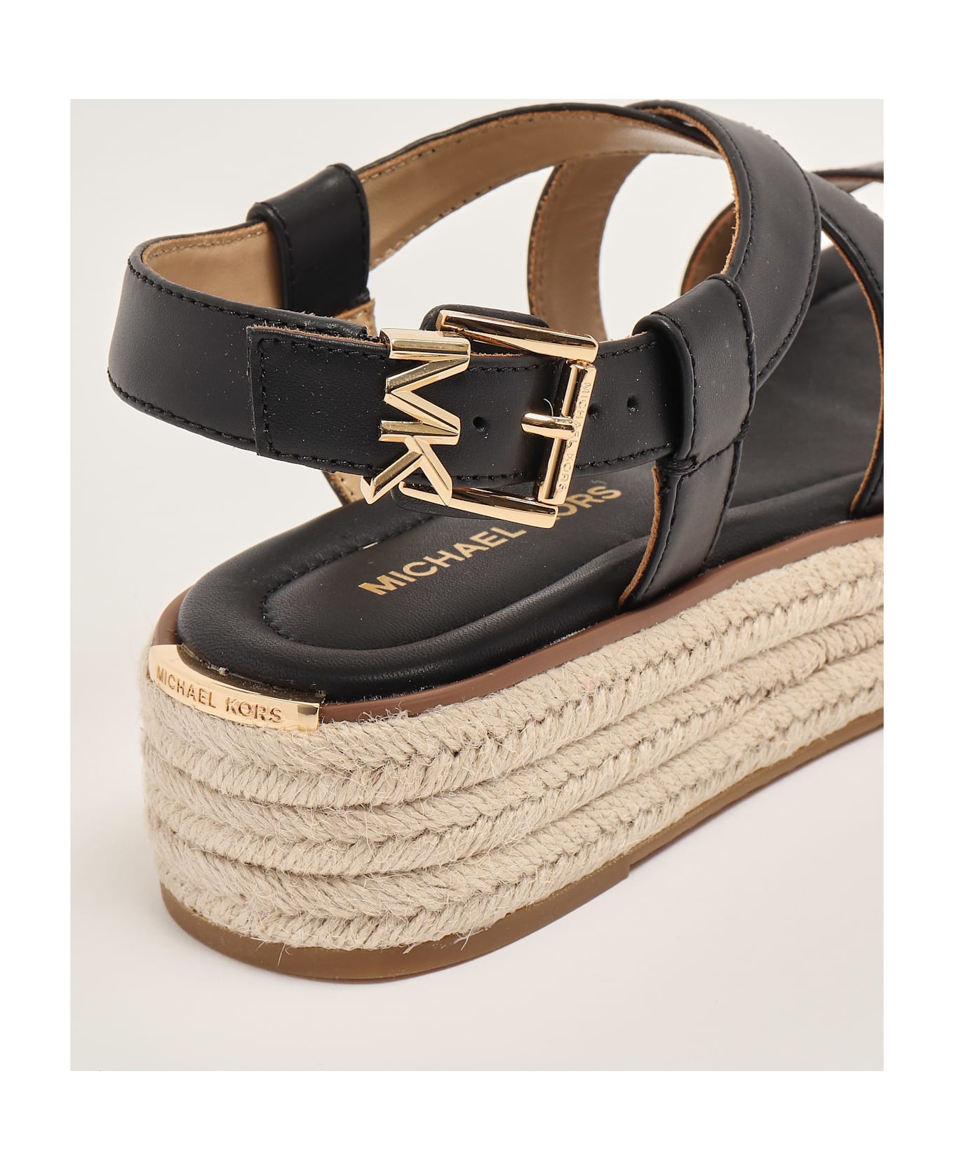 Michael Kors Lynn Espadrille Sandal Espadrillas - NERO