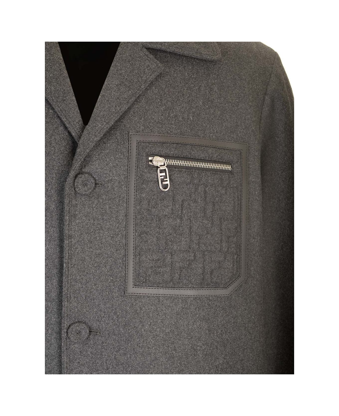 Fendi Cashmere Coat - Grey