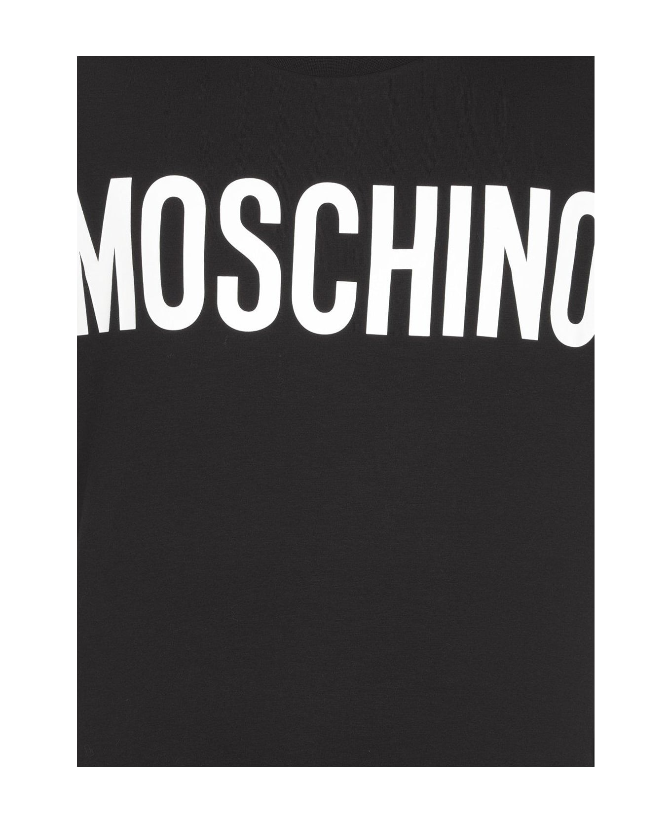 Moschino Logo Printed Crewneck T-shirt - Nero