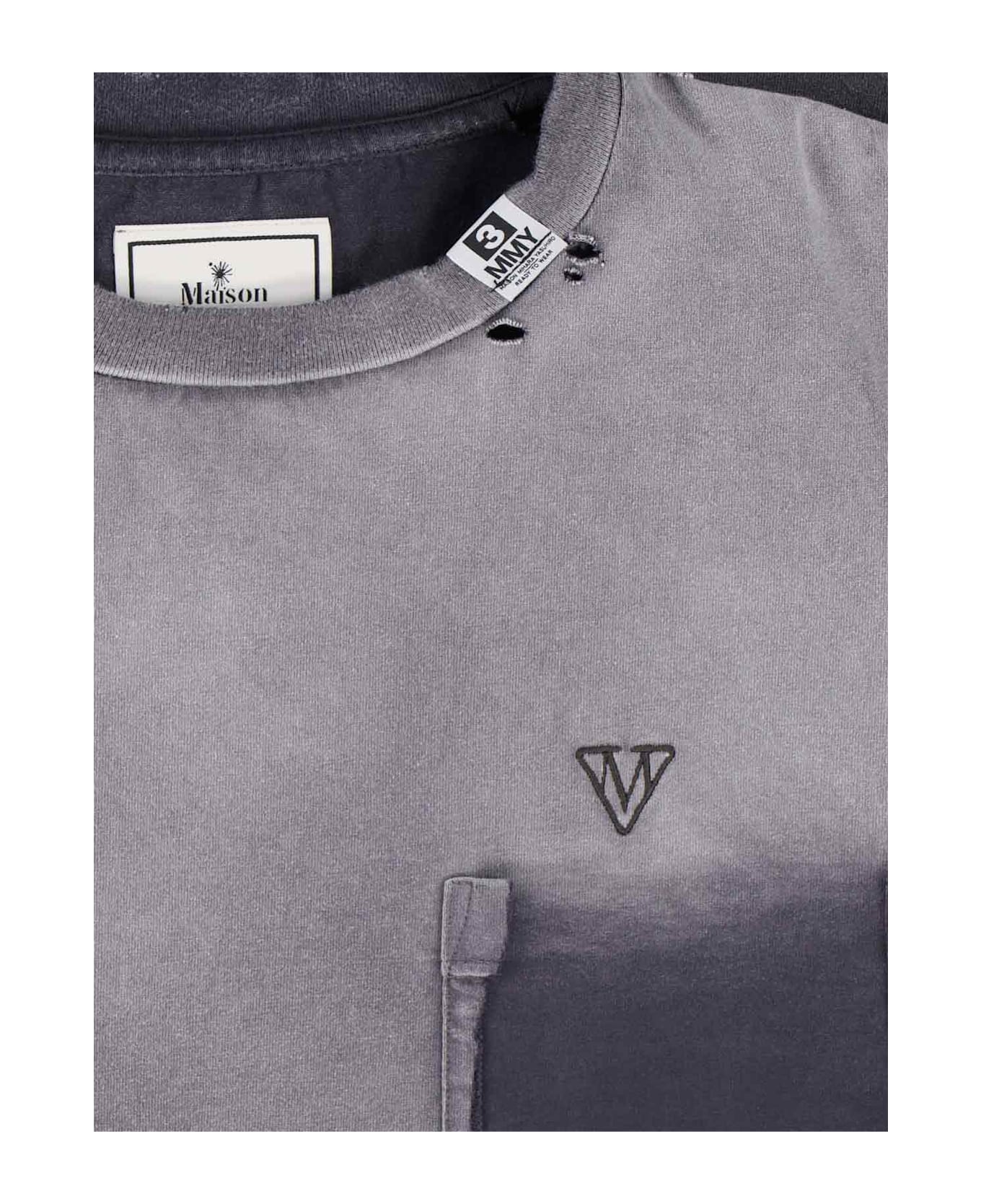 Mihara Yasuhiro Logo T-shirt - Gray