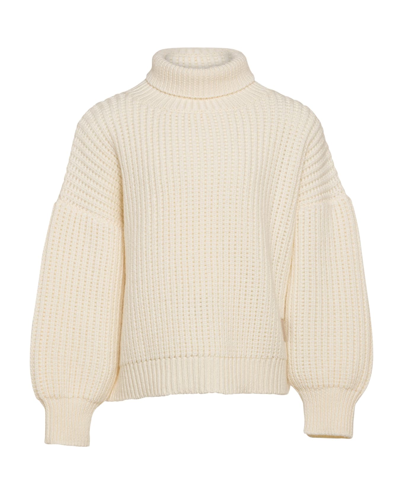 Eleventy Sweater With Honeycomb Workmanship - White