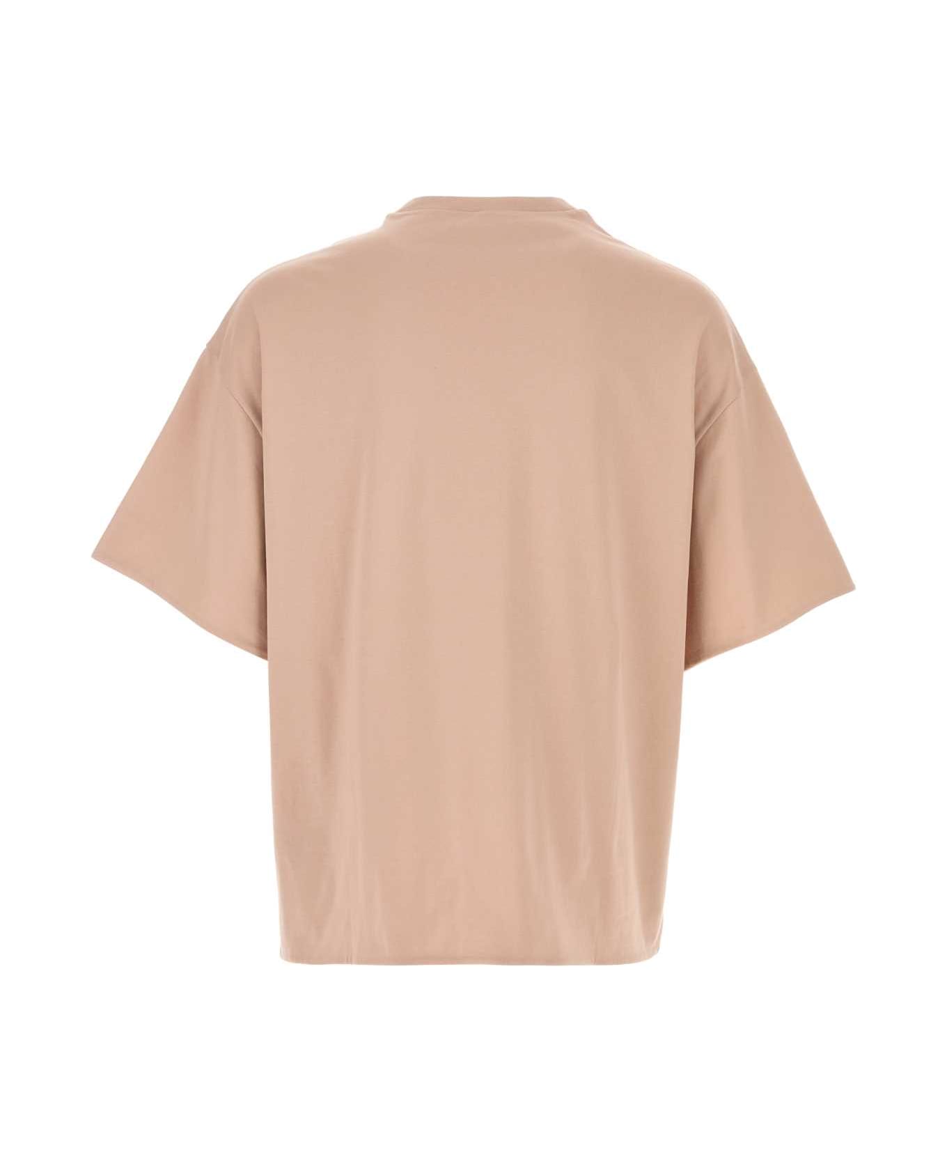 Jil Sander Pink Cotton T-shirt - MORGANITE