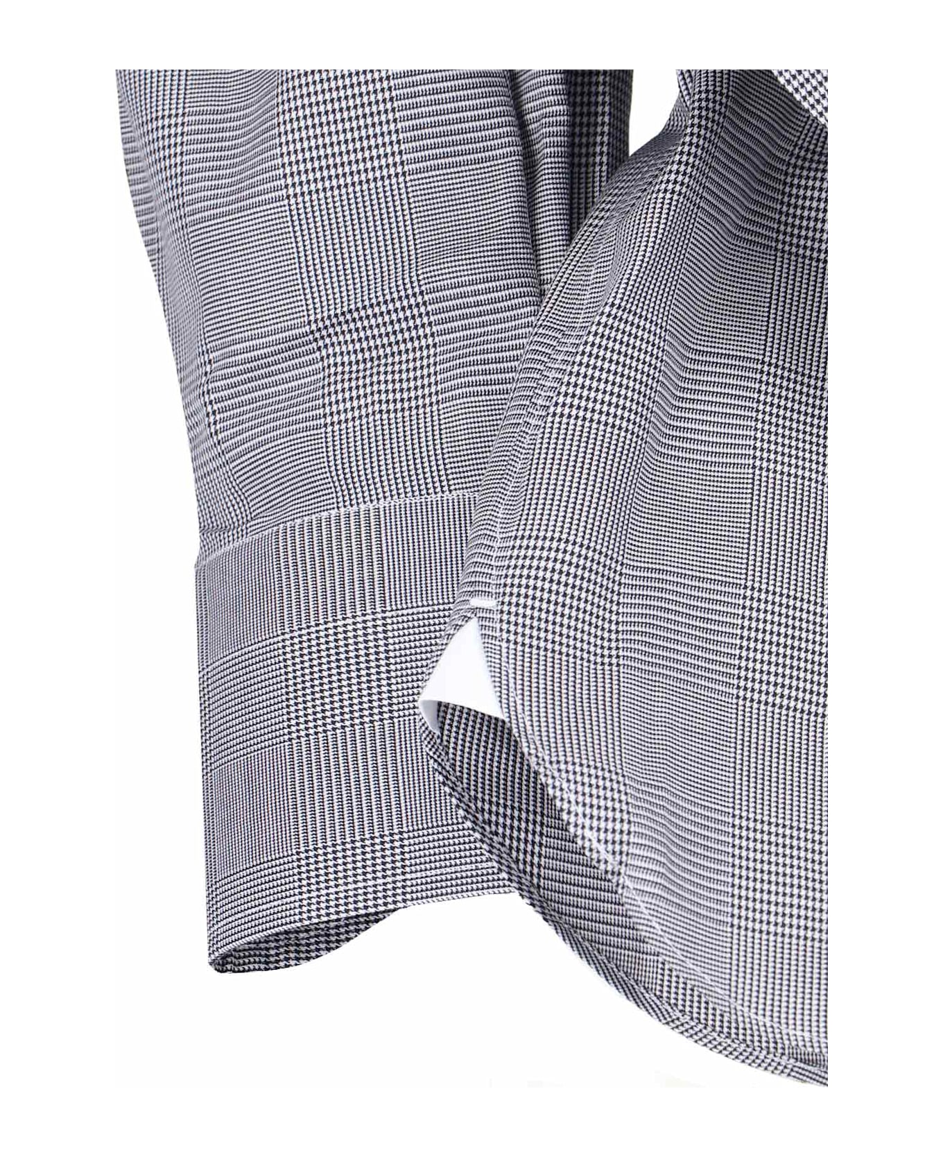 Tom Ford Houndstooth Shirt - Black  