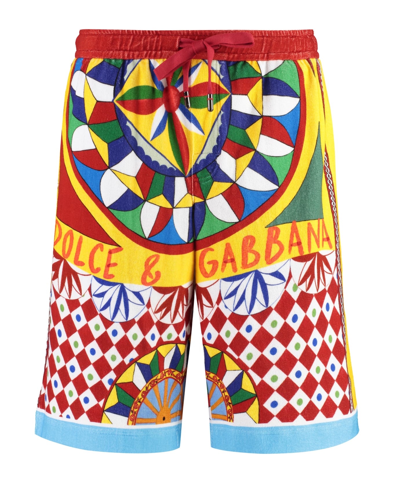 Dolce & Gabbana Cotton Shorts - Multicolor ショートパンツ