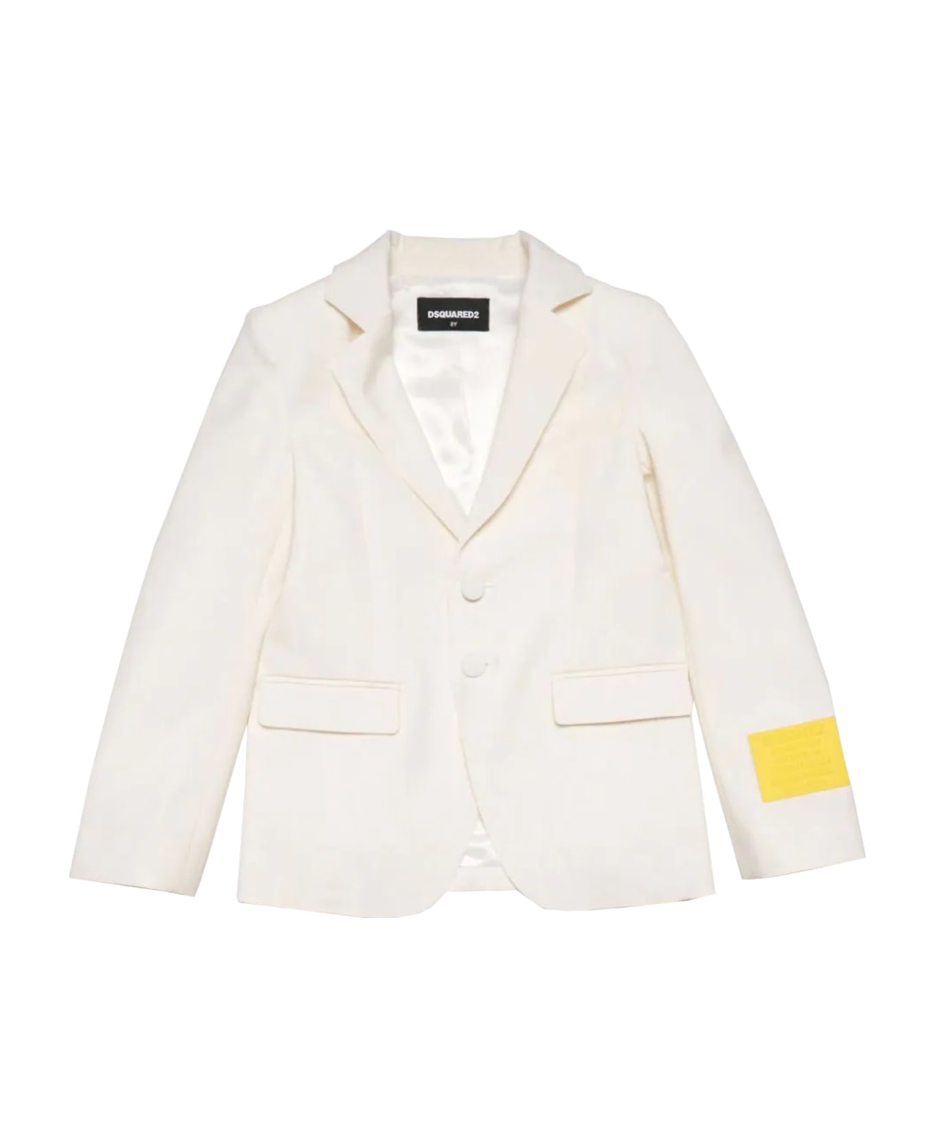 Dsquared2 Single-breasted Jacket - White コート＆ジャケット