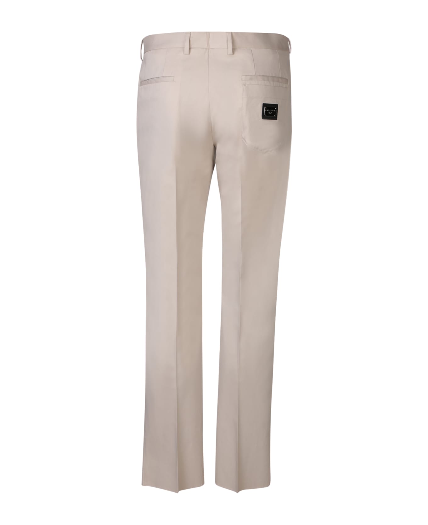 Dolce & Gabbana Straight-leg Tailored Trousers - Beige