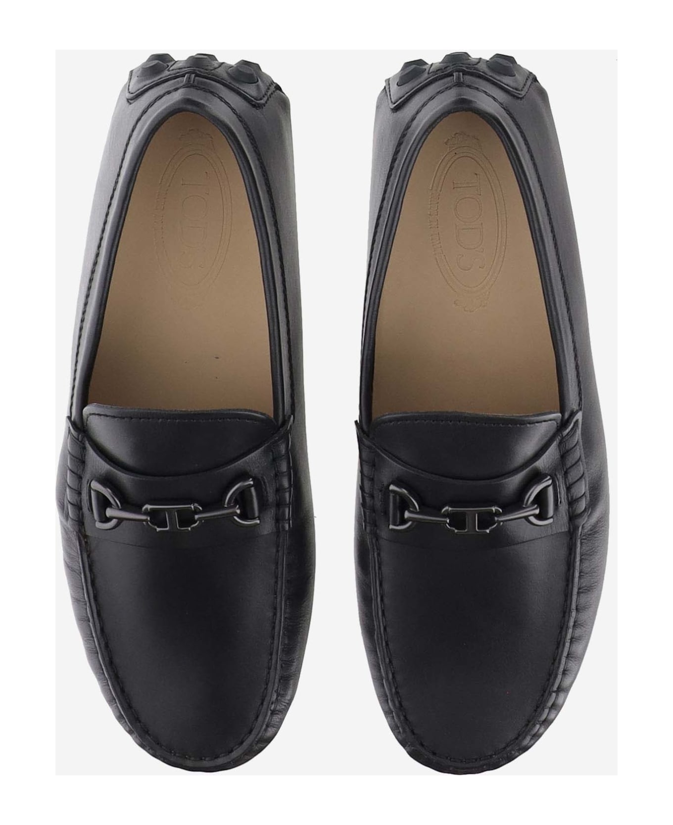 Tod's Bubble Gommino Leather Loafer - Black