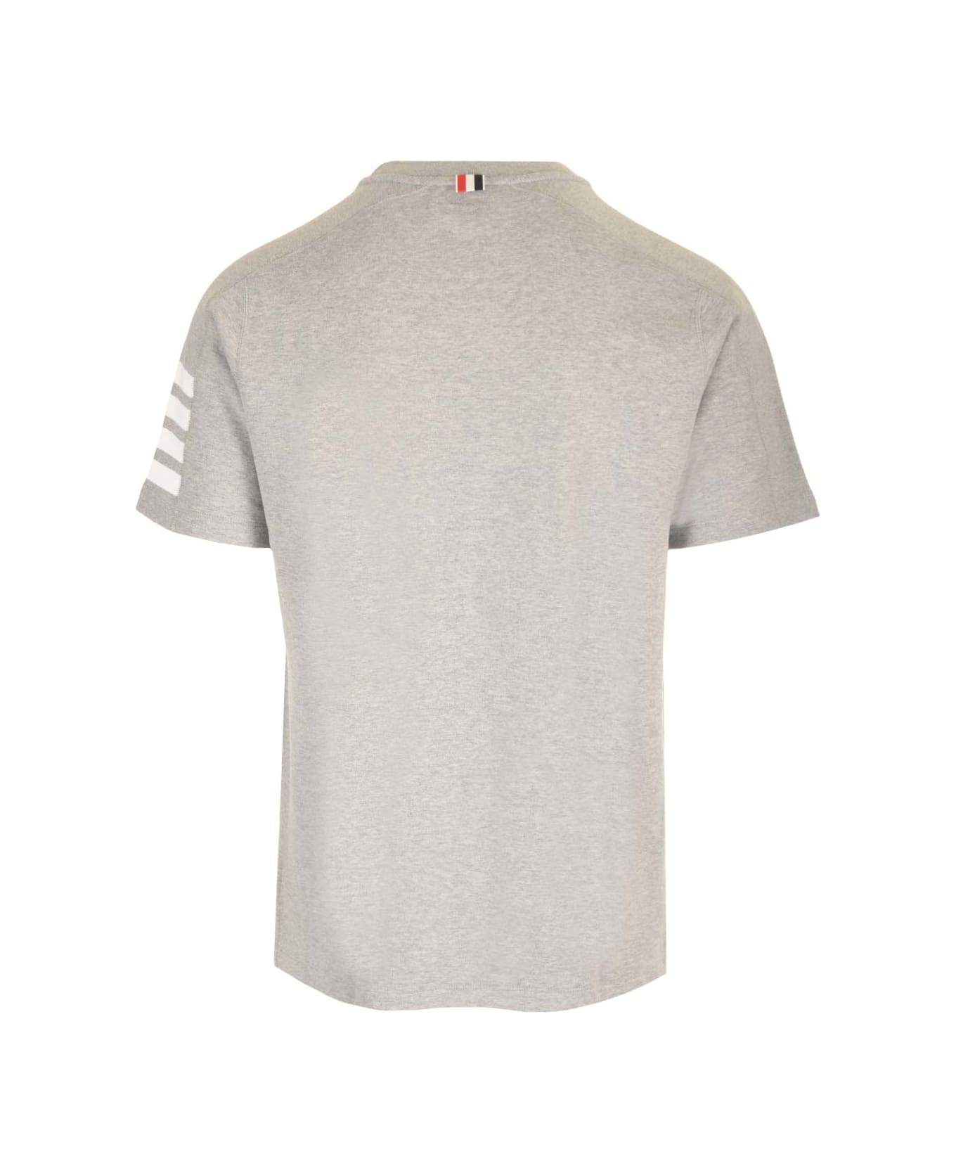Thom Browne Gray Short-sleeved T-shirt - Lt grey