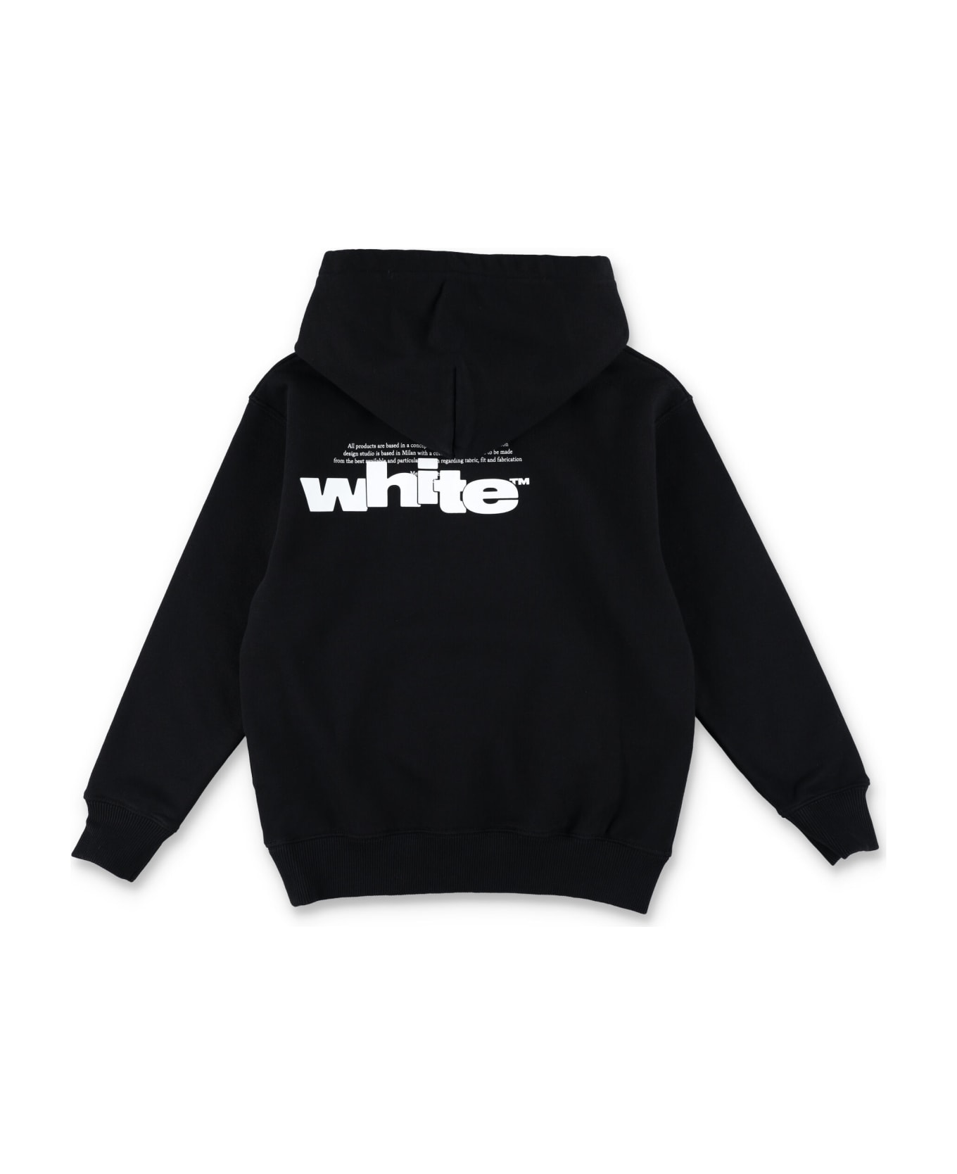 Off-White Hoodie Type Graphic - BLACK