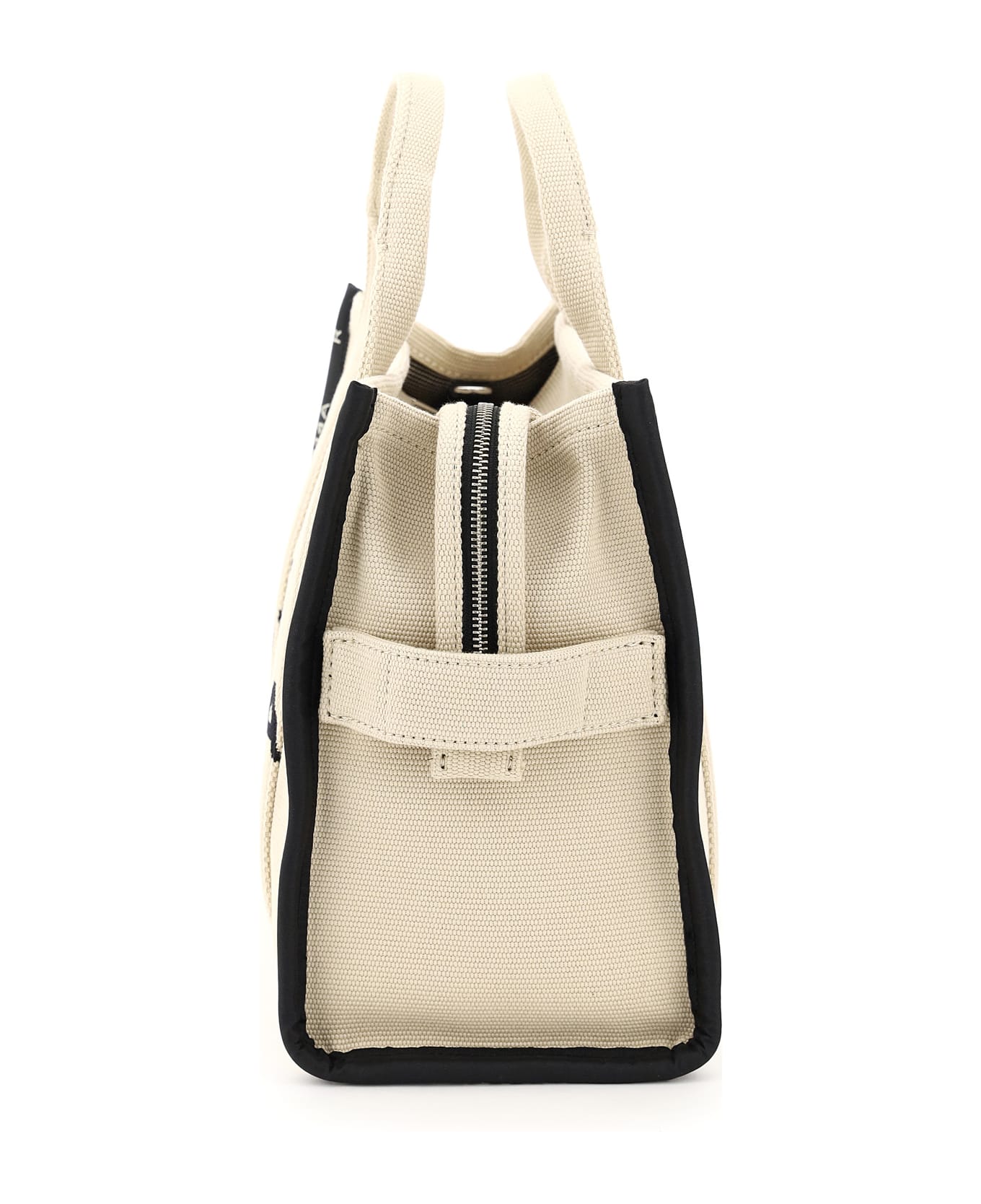 Marc Jacobs The Jacquard Traveler Tote Bag Small - Beige