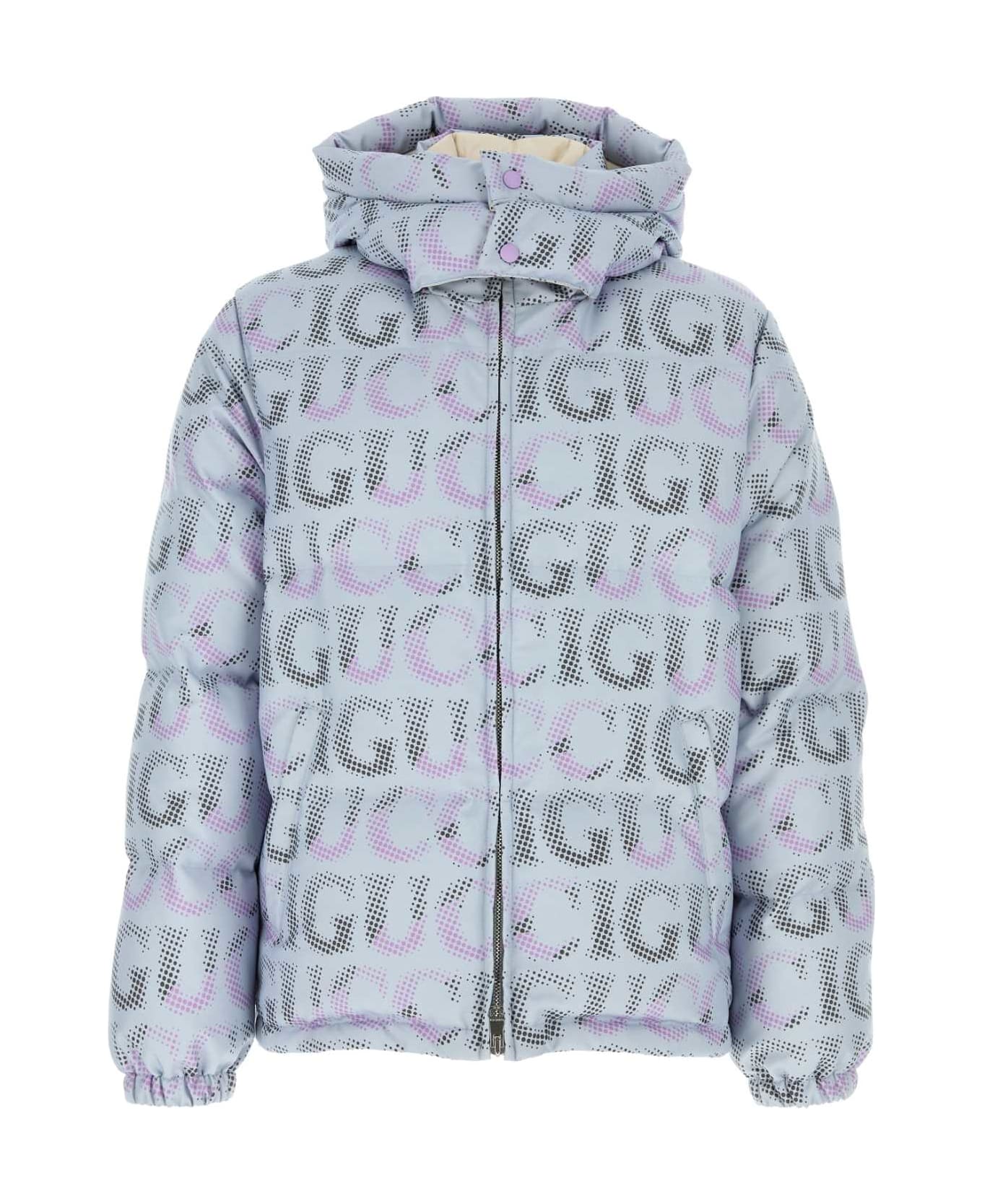 Gucci Printed Polyester Down Jacket - CLOUDLILACMC