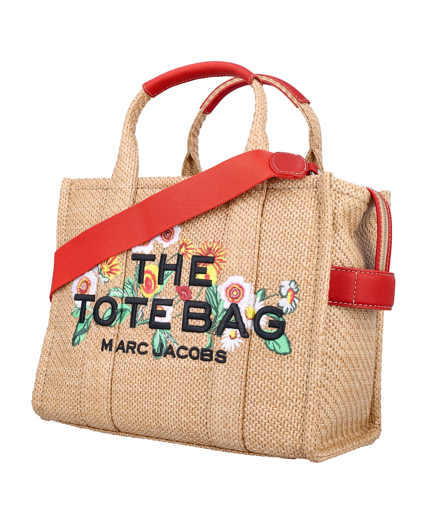 Marc Jacobs The Daisy Woven Medium Tote Bag - NATURAL