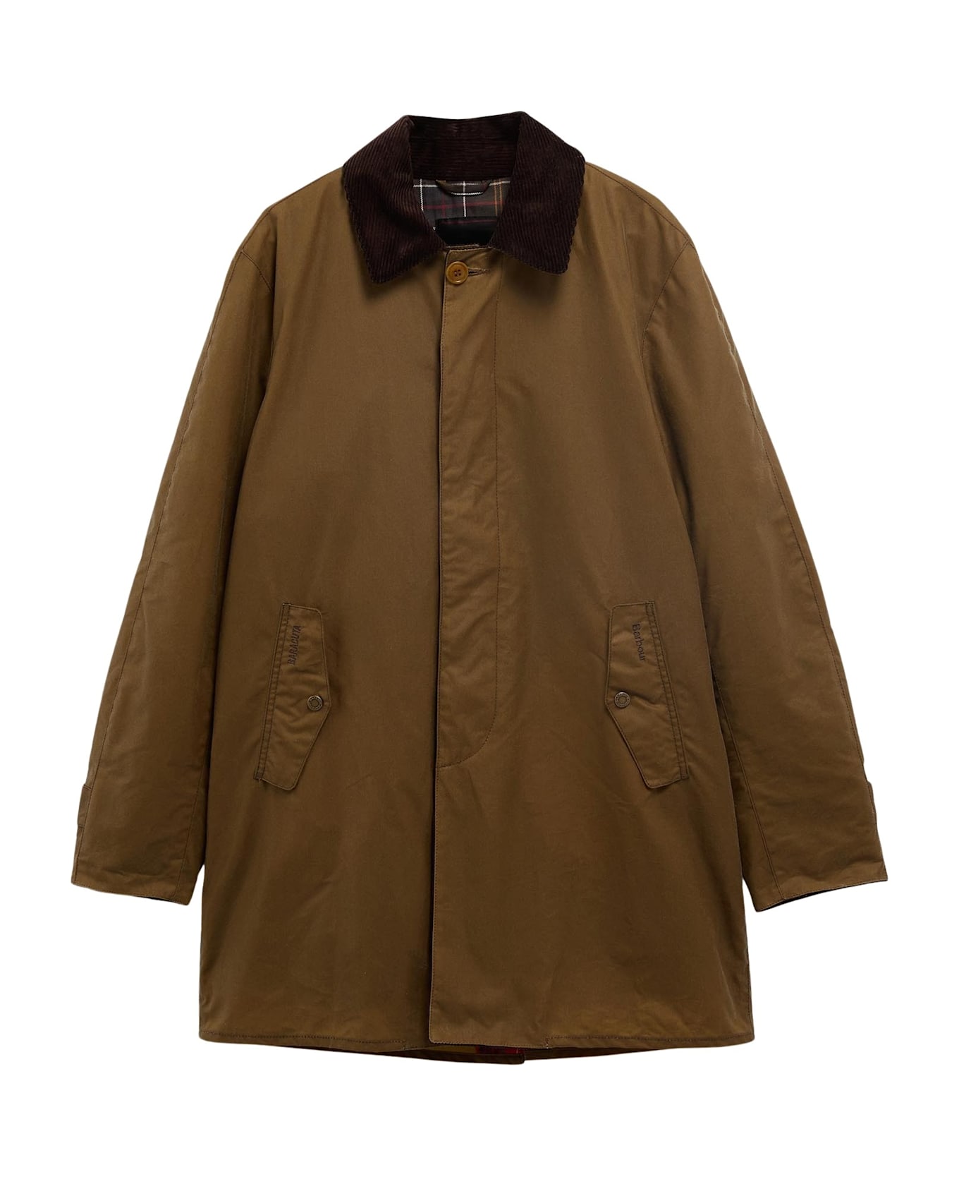 Baracuta Ba X Br Wax Trench Coat - Tan