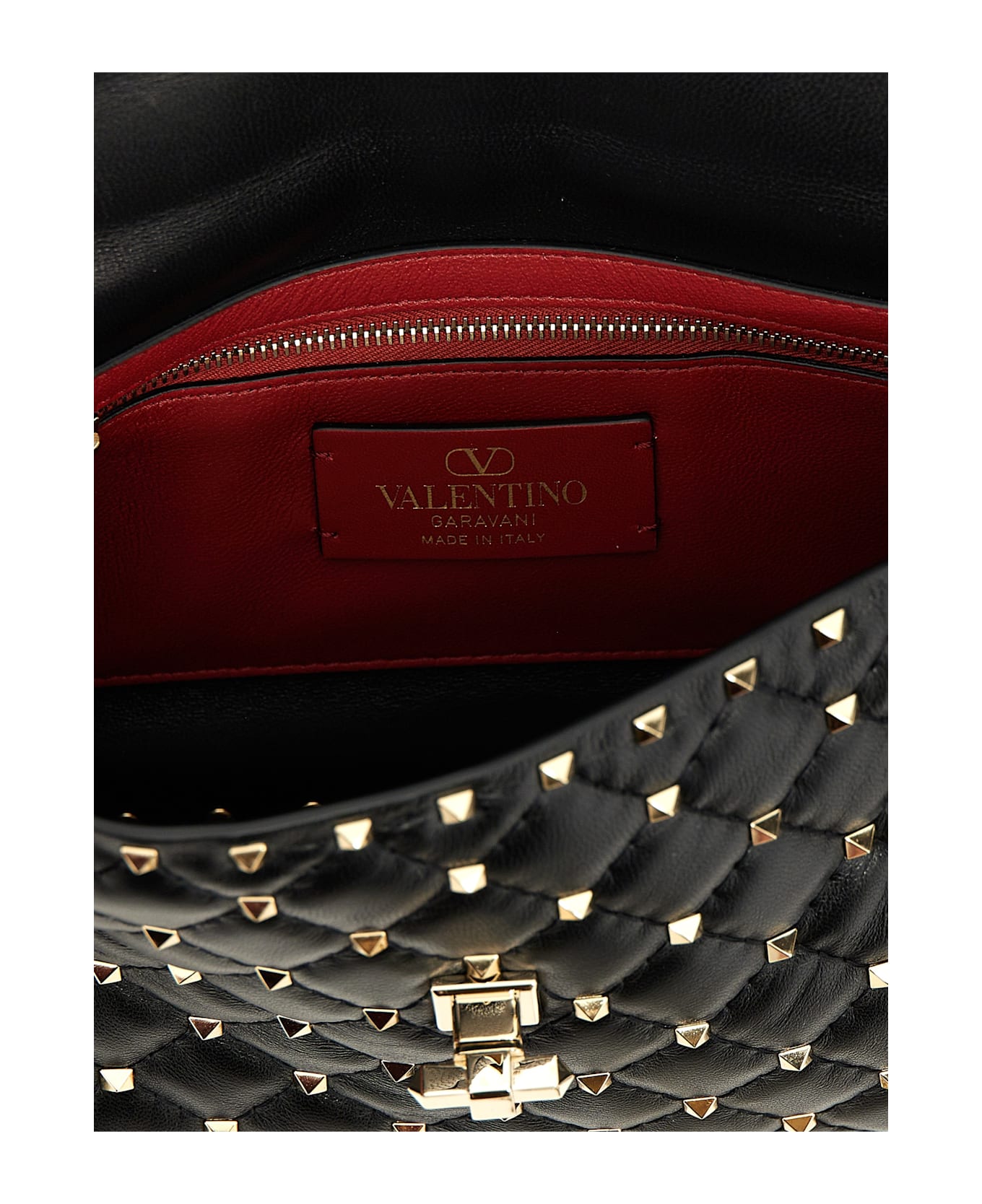 Valentino Garavani 
rockstud Spike
 Shoulder Bag - Black  