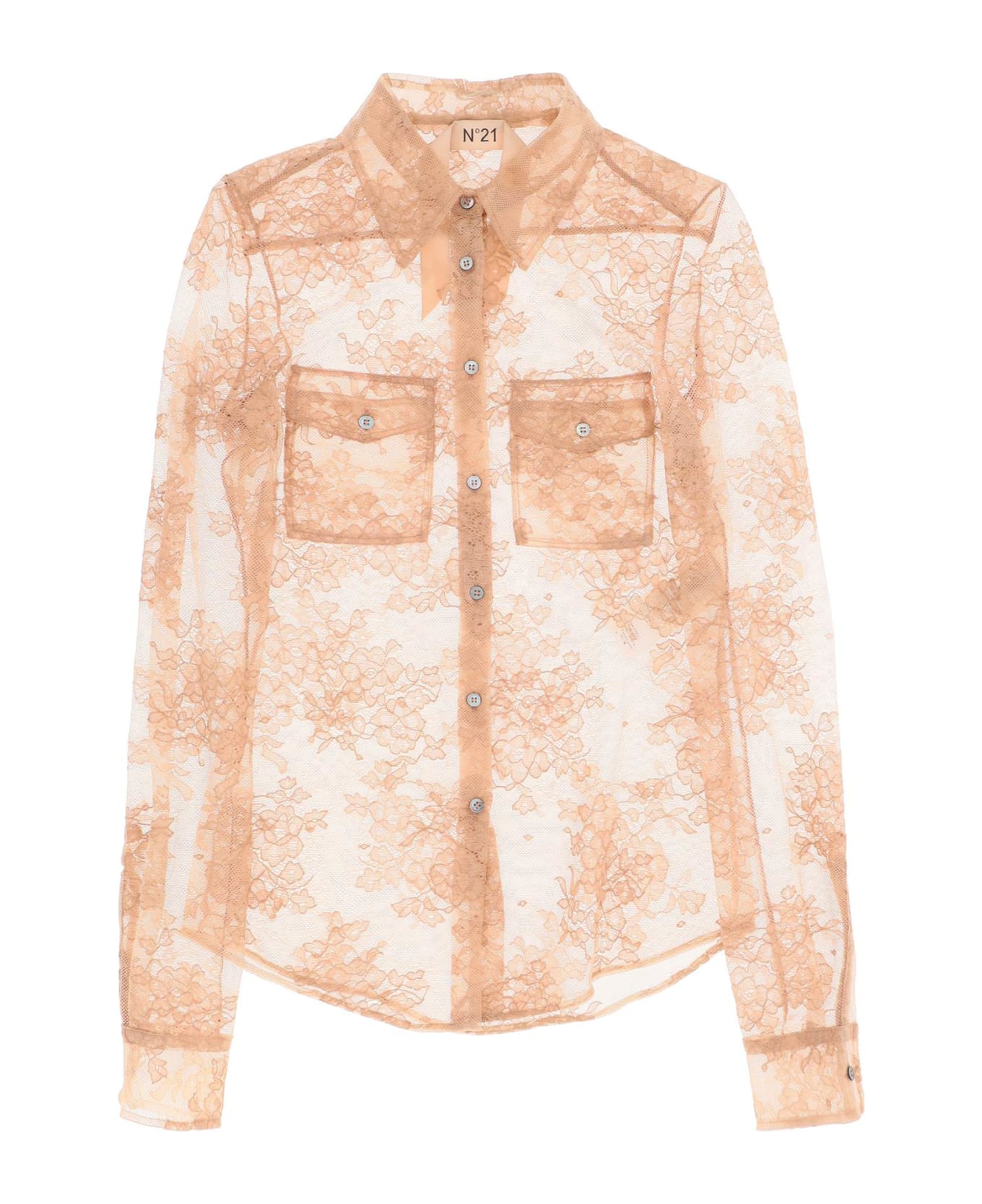N.21 Lace Shirt - CEROTTO (Pink)