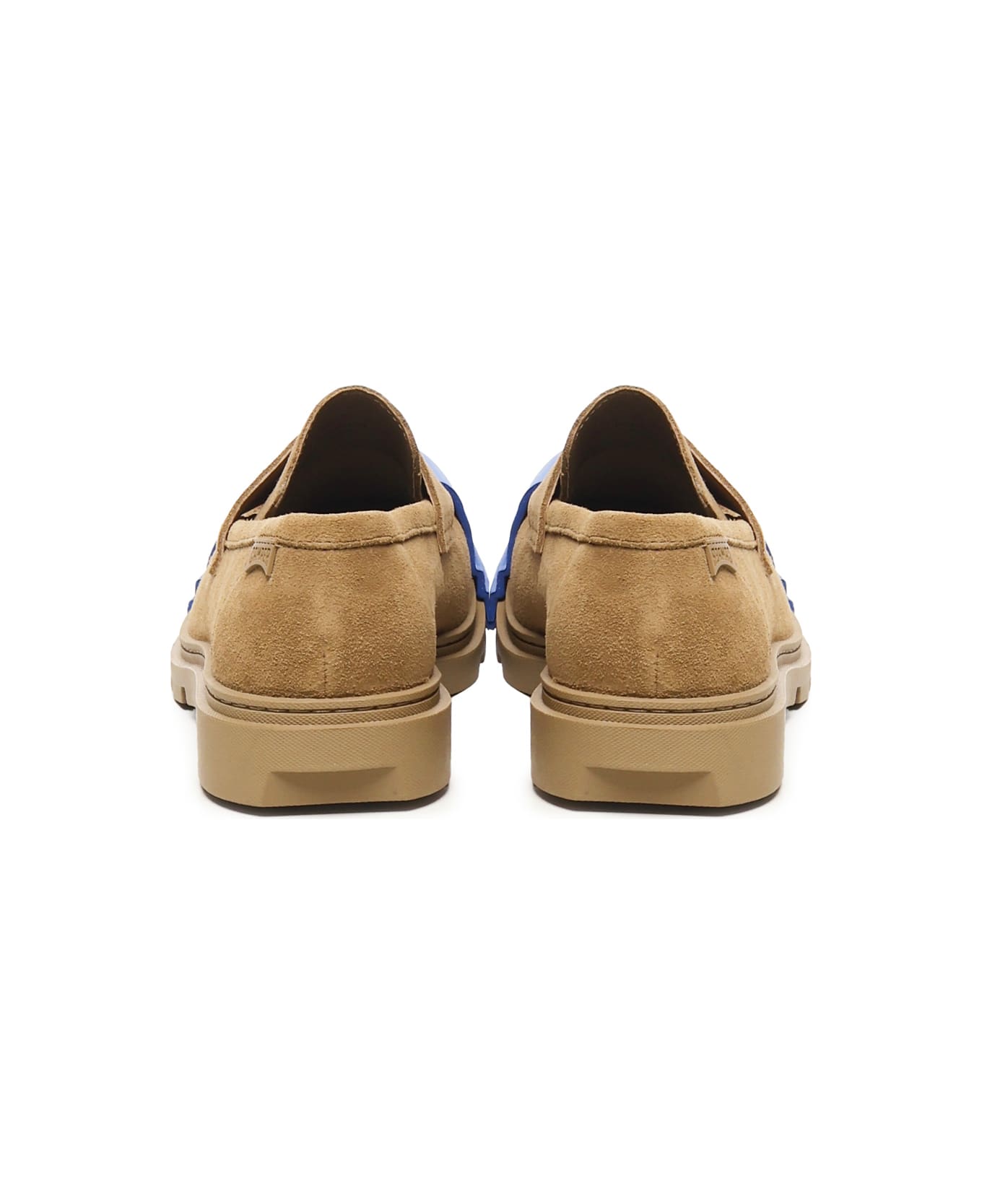 Camper Junction Loafers - CAMEL/LIGHT BLUE