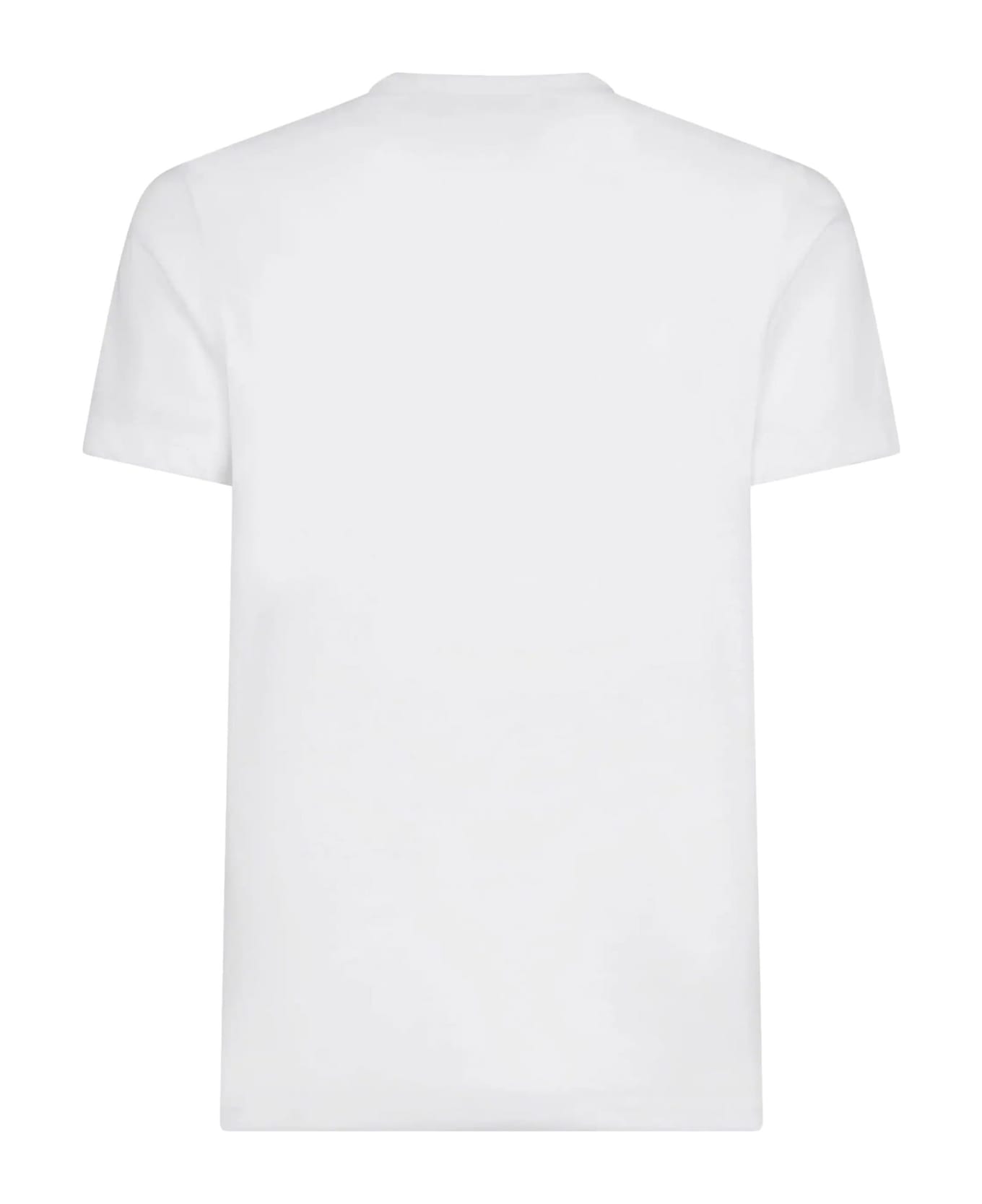 Dsquared2 White Cotton T-shirt - WHITE