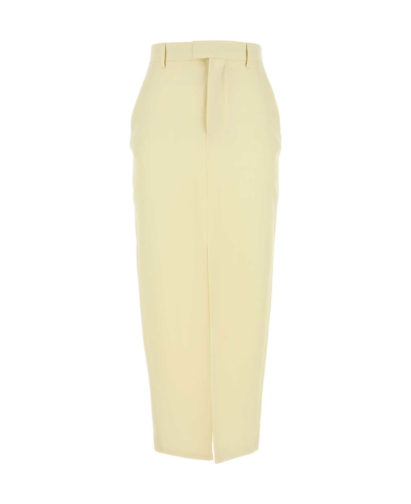 Armarium Pastel Yellow Wool Lula Skirt - LIGHTYELLOW