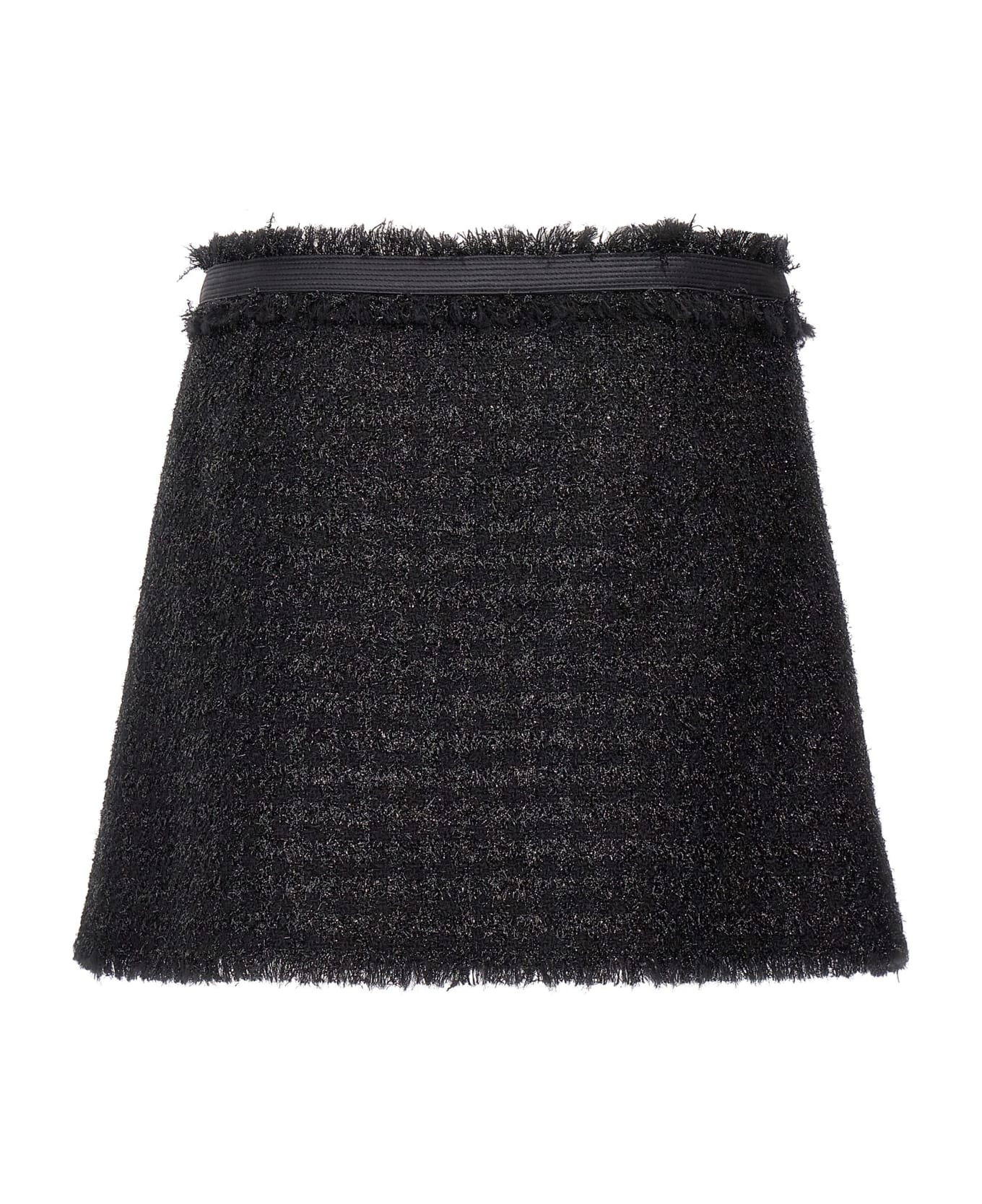 Versace Lurex Skirt - Black