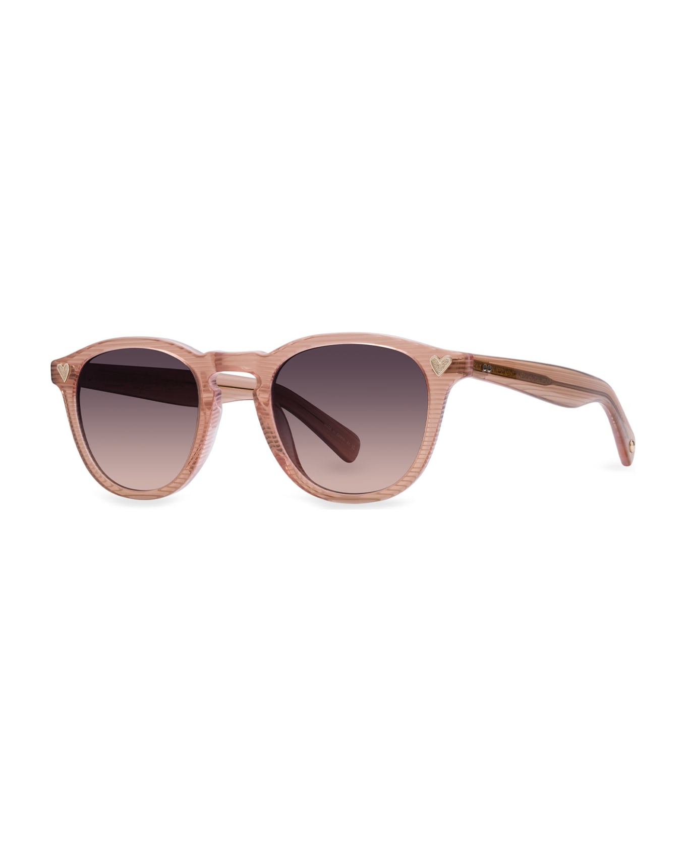 Garrett Leight Glco X Andre Saraiva Sun Pink Stripes/new Gradient Sunglasses - Pink Stripes/New Gradient