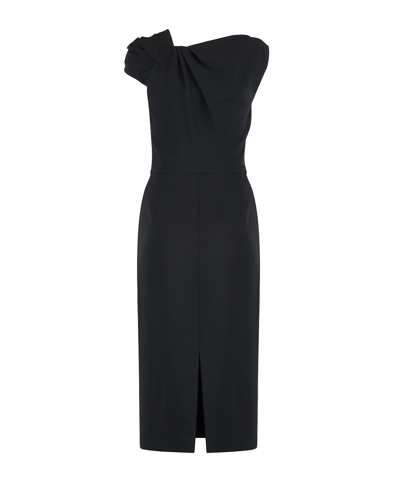 Givenchy Midi Dress In Cady - black