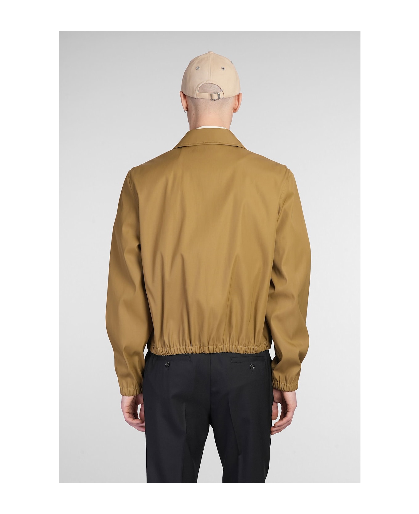Ami Alexandre Mattiussi Casual Jacket In Beige Polyamide - beige