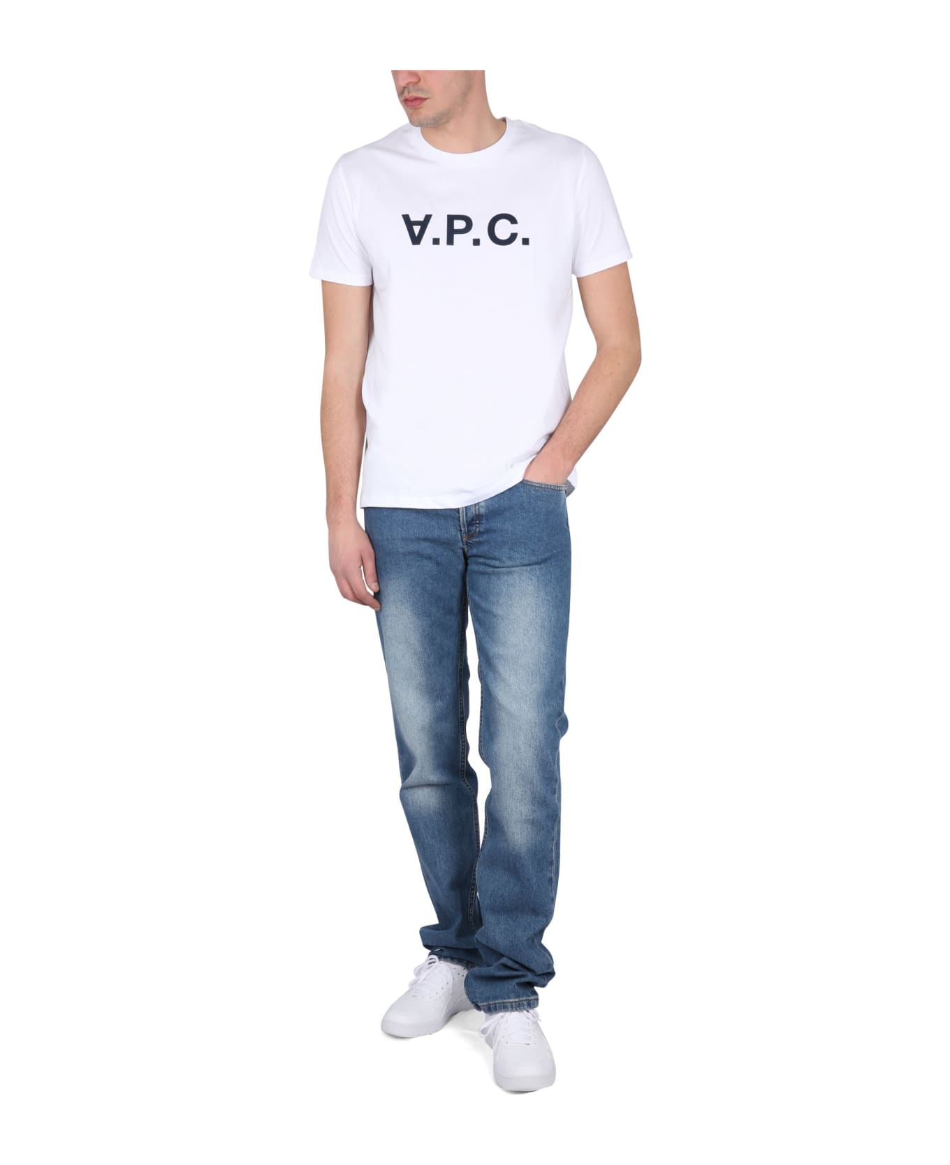 A.P.C. Straight Leg Jeans - blue