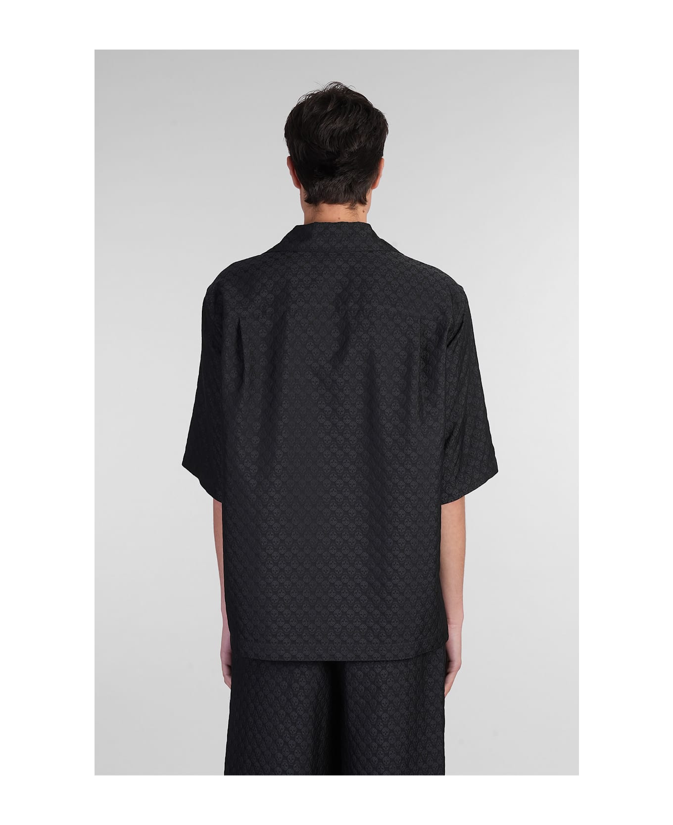 Alexander McQueen Black Viscose Blend Shirt - black