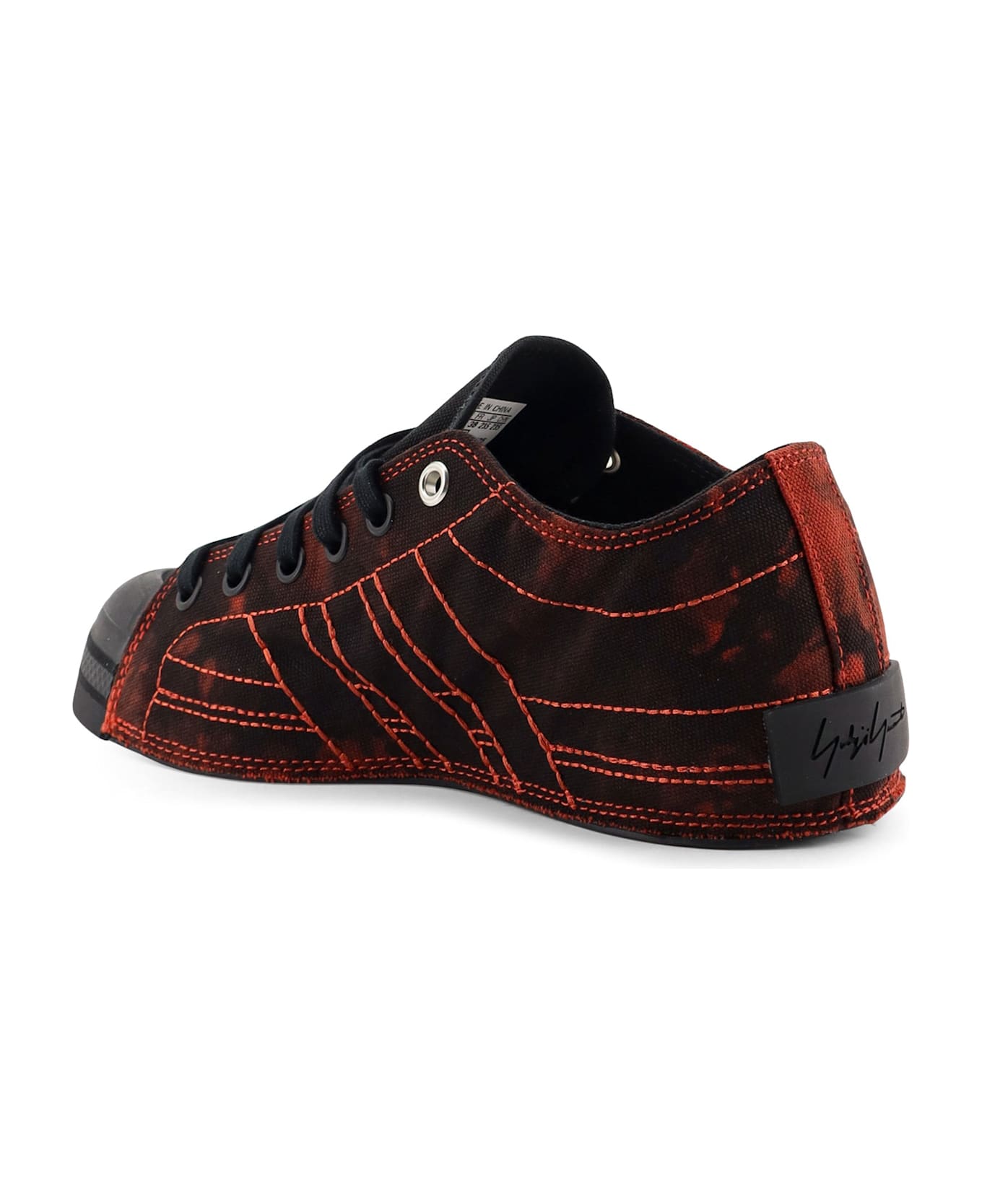 Y-3 Nizza Lo Canvas Sneakers - Black
