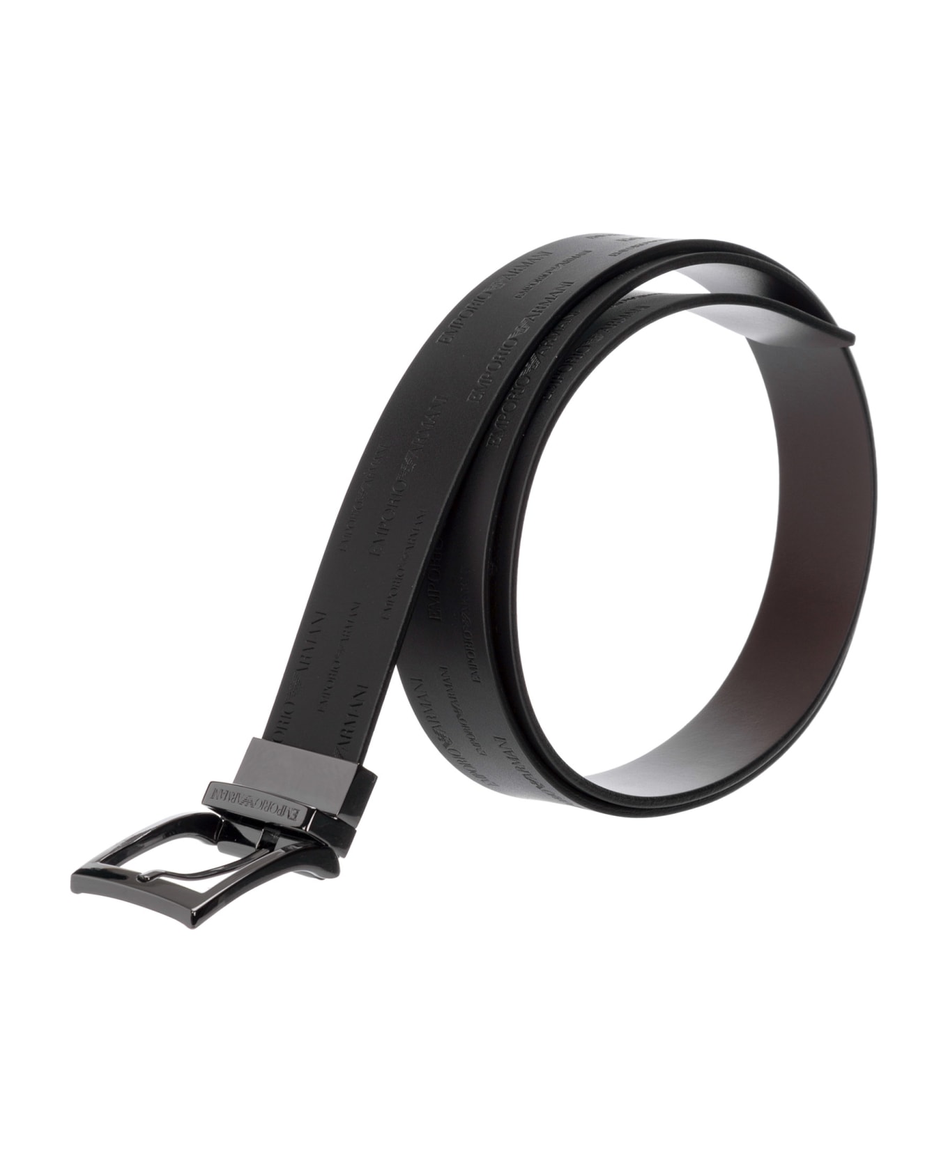 Emporio Armani Reversible Belt - Black