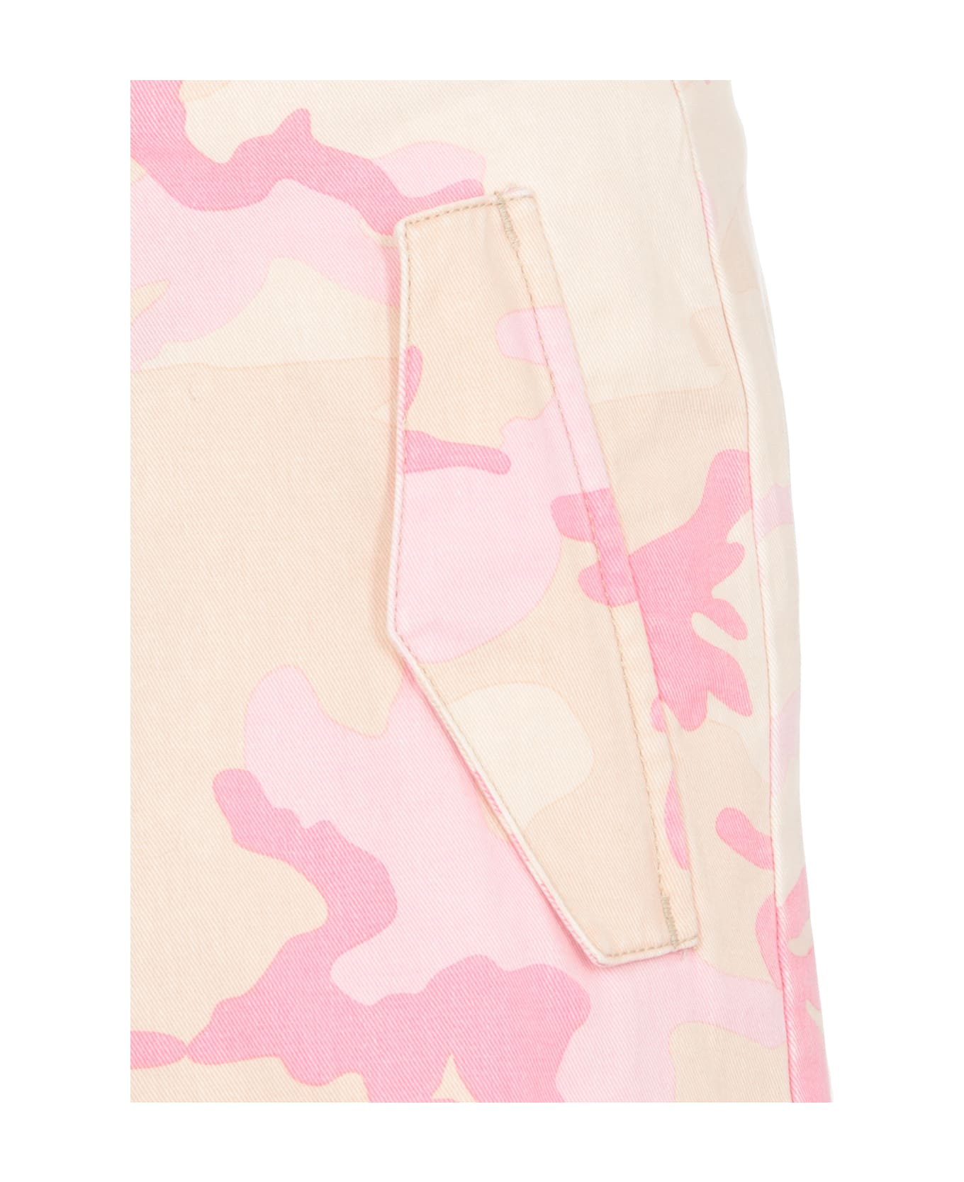 Pinko Golf Printed Cotton Shorts - Pink