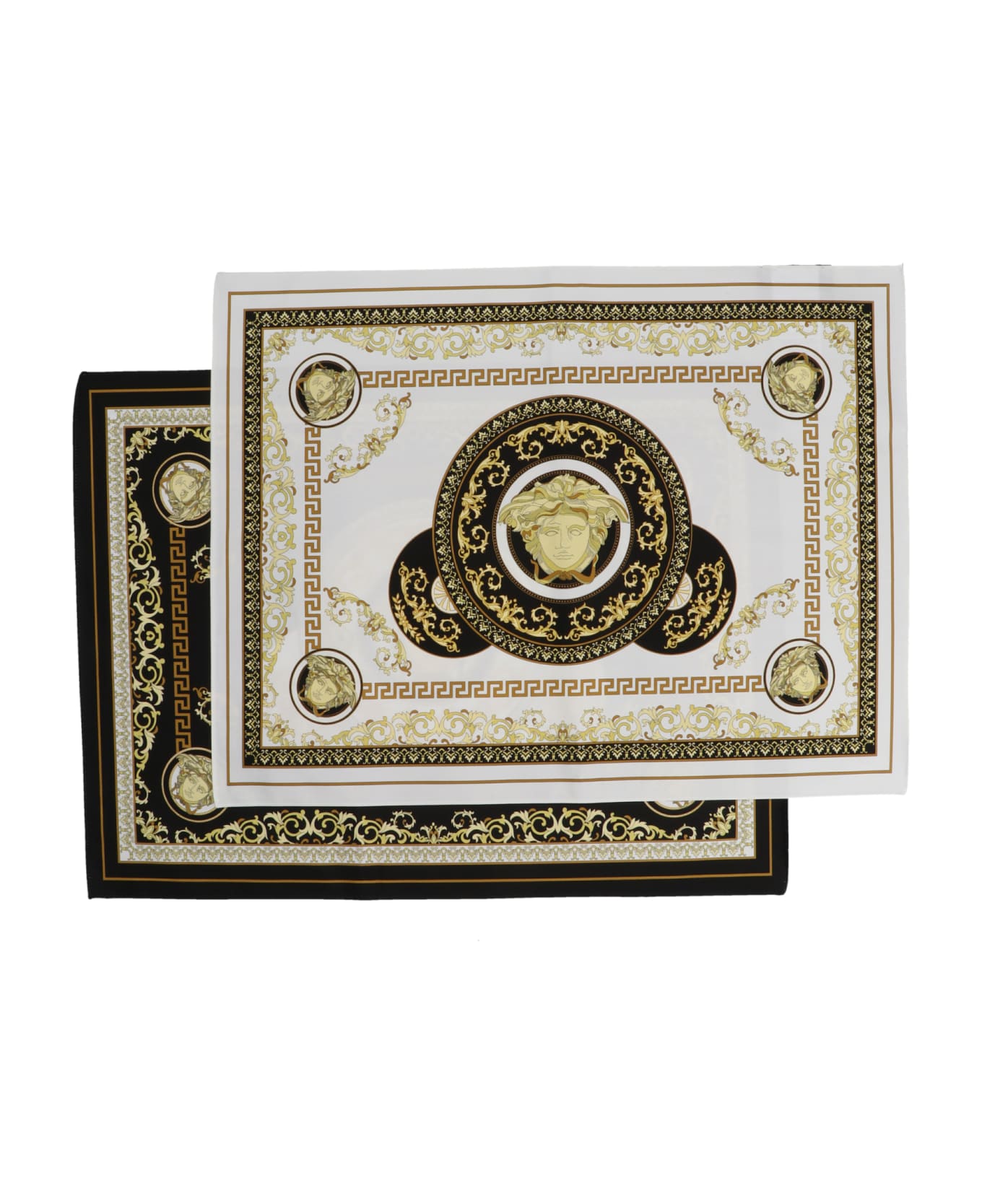Versace 'medusa Gala' Tablecloth And Napkin Set - Multicolor