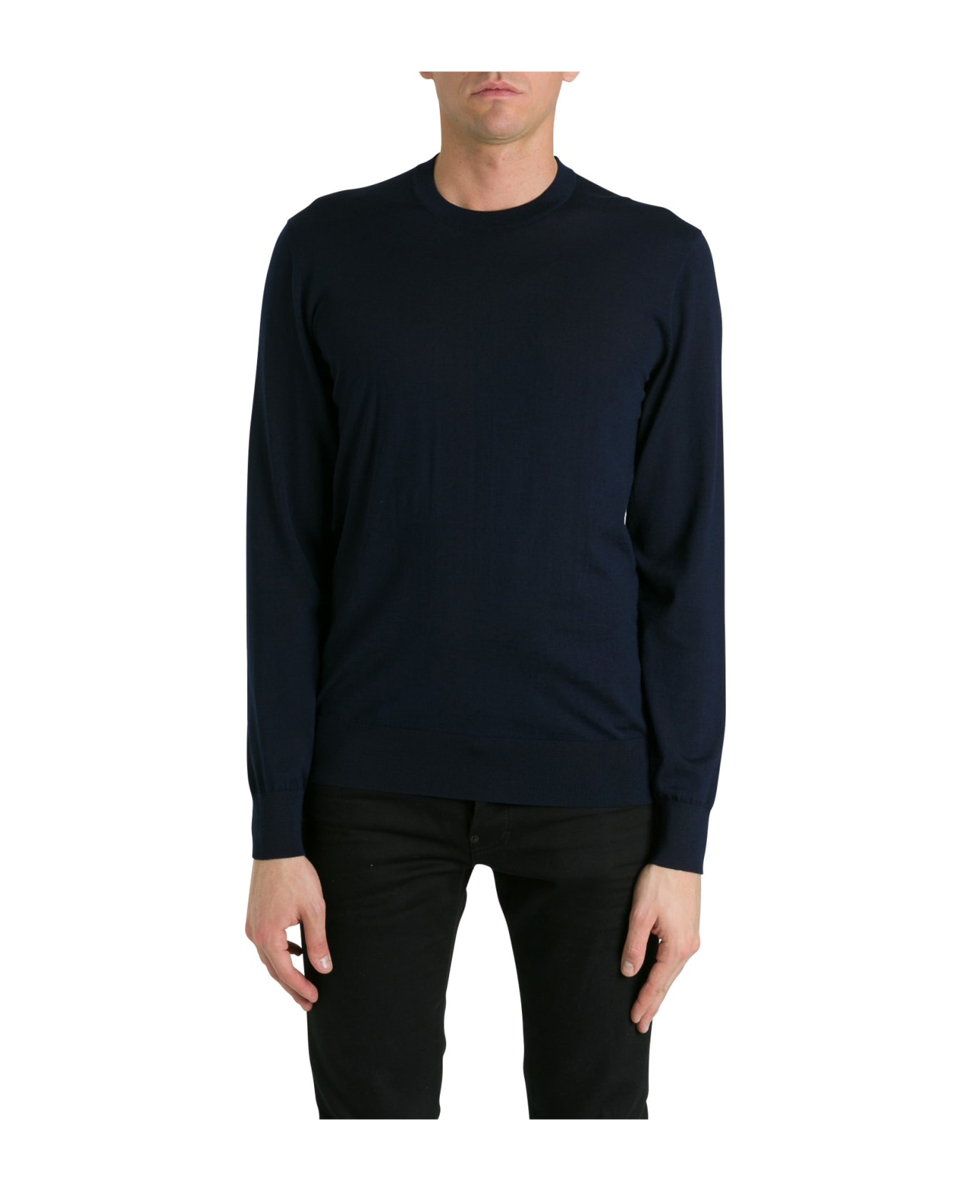 Dolce & Gabbana Scotalnd Yarn Sweater - Blu