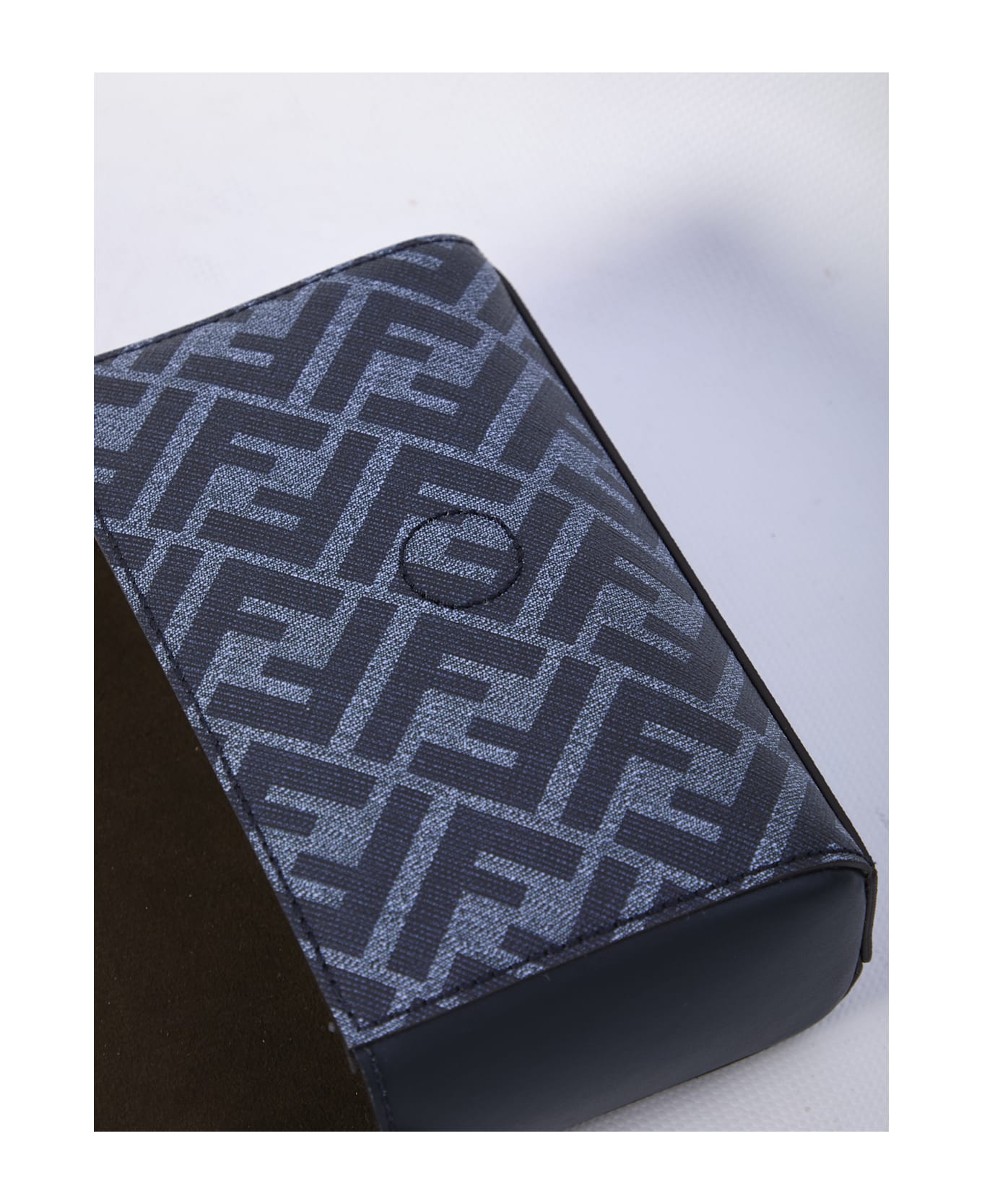 Fendi Squared Ff Compact Bag - BLUE