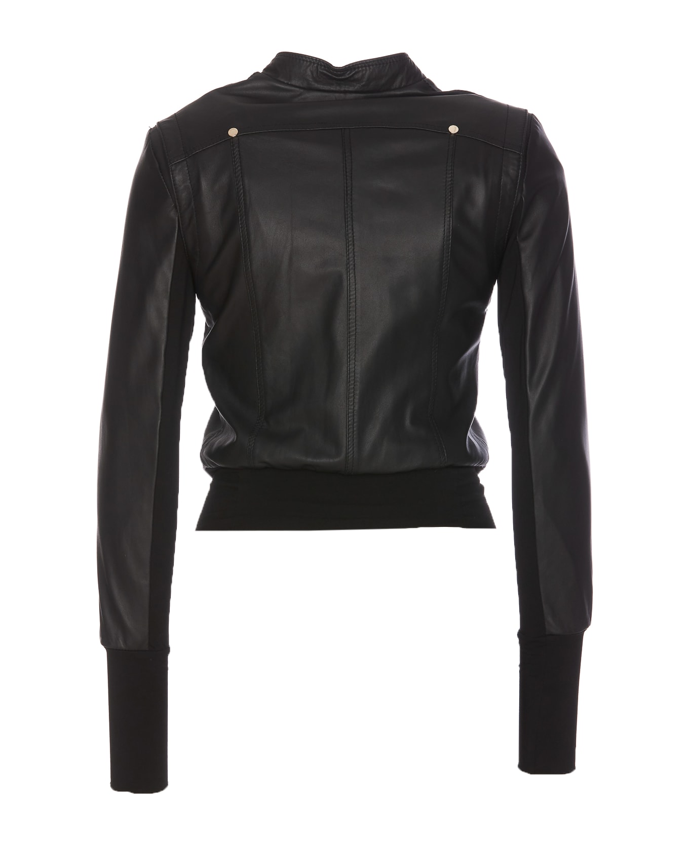 Patrizia Pepe Leather Jacket - Black