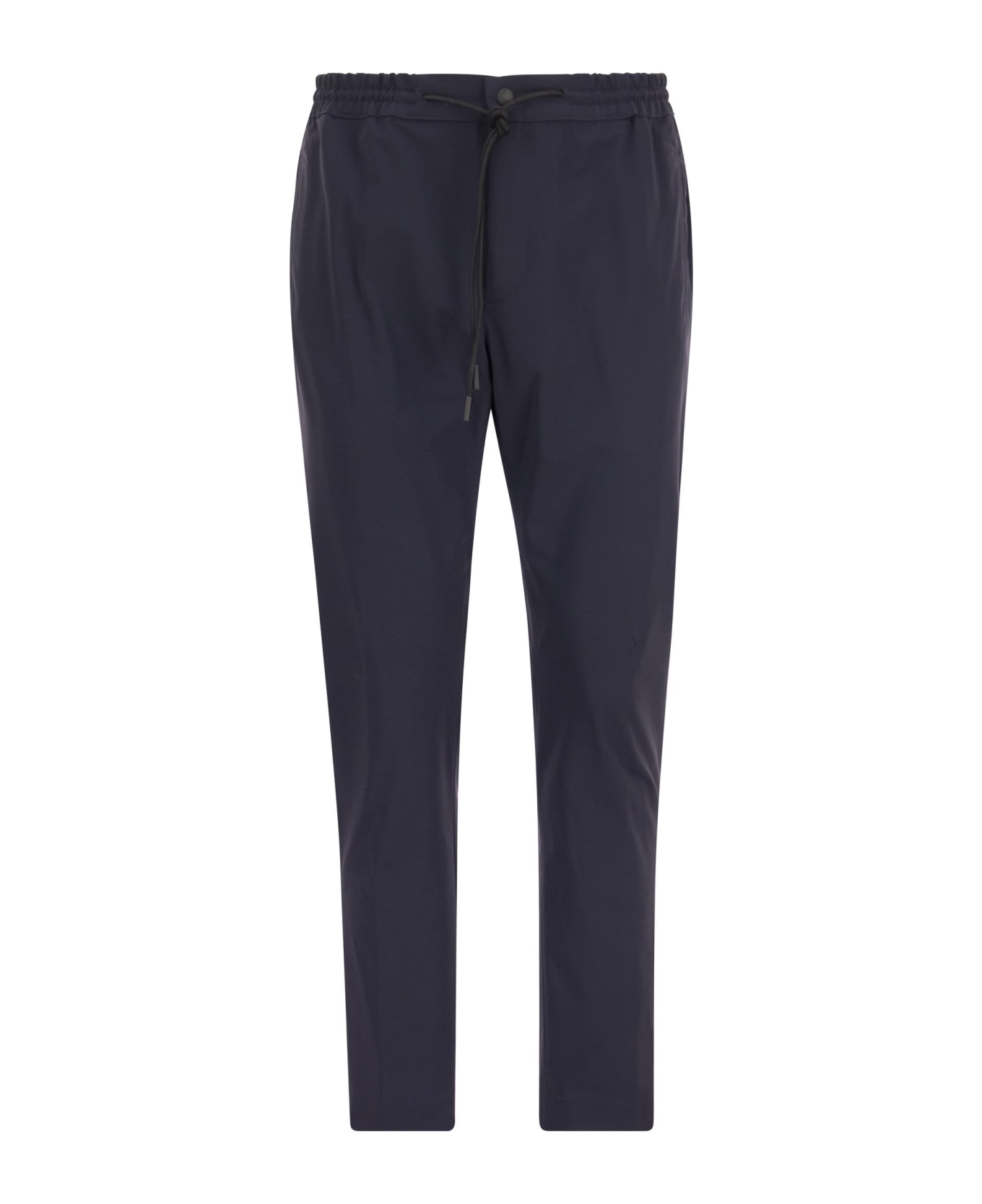 PT Torino 'omega' Trousers In Technical Fabric - Navy