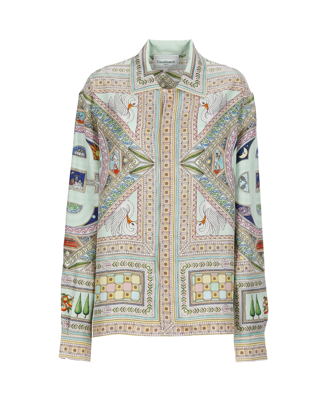 Casablanca Le Labyrinthe Silk Shirt - MultiColour