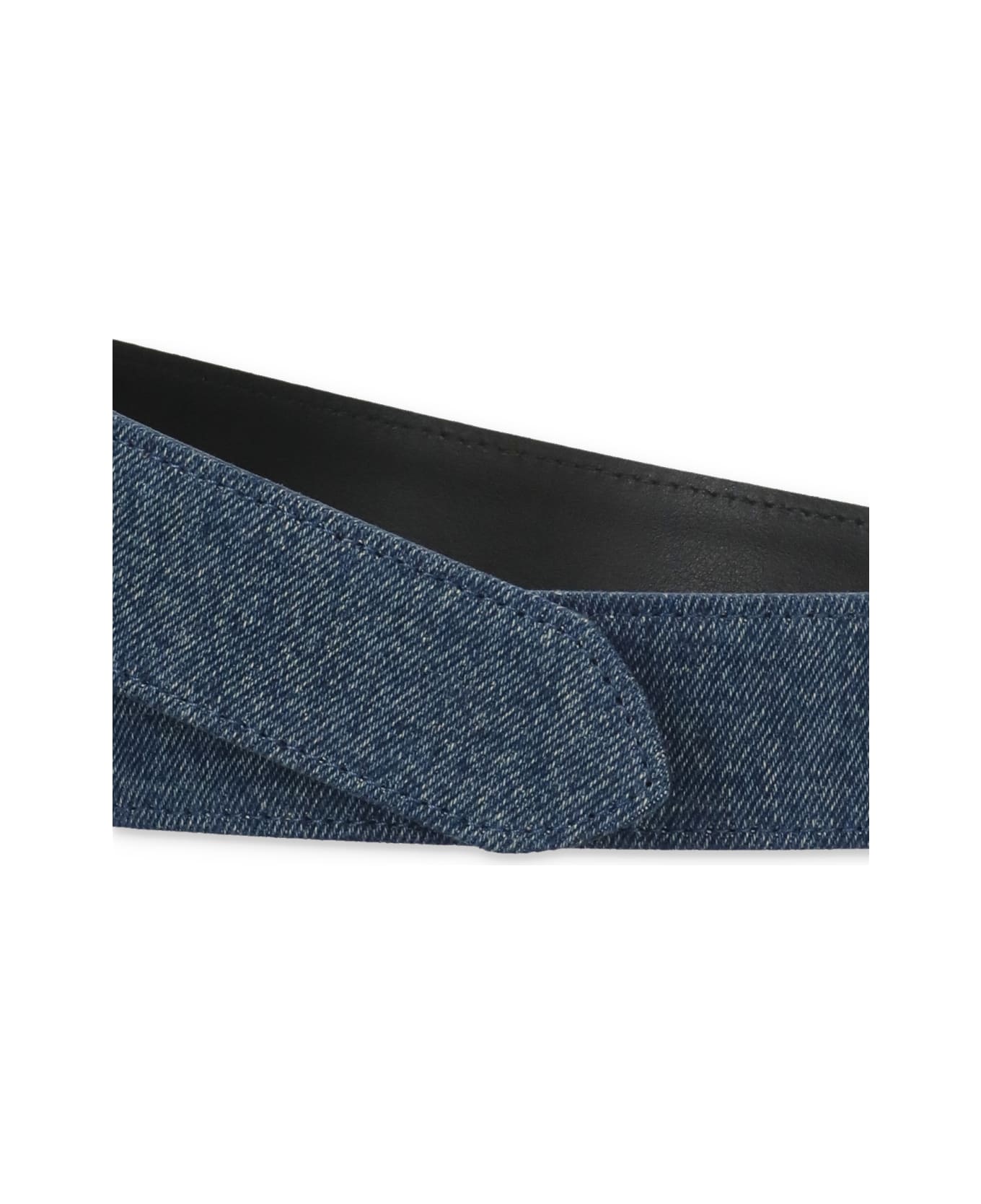 Diesel Leather Belt - Blue