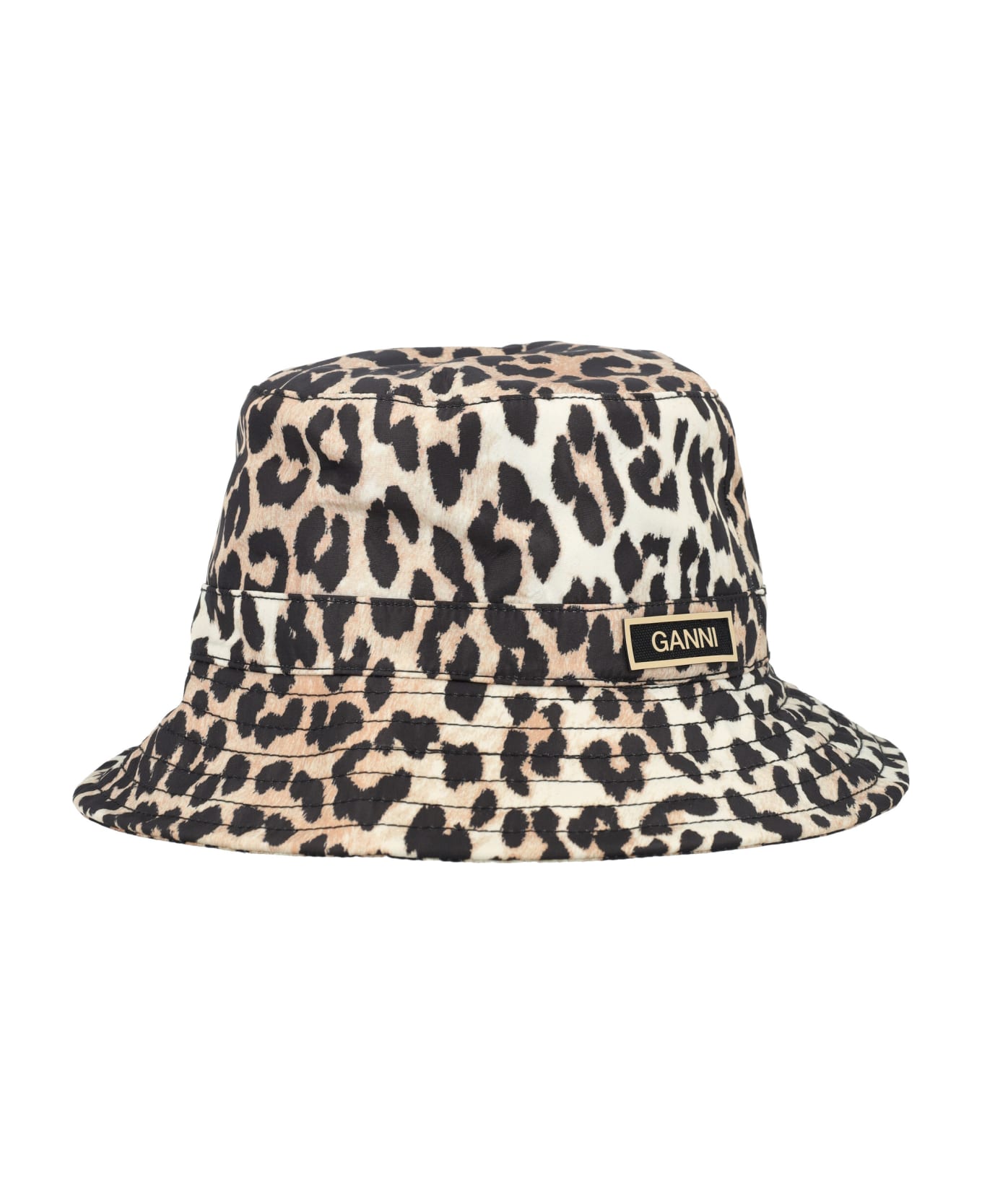 Ganni Leopard Bucket Hat - LEO