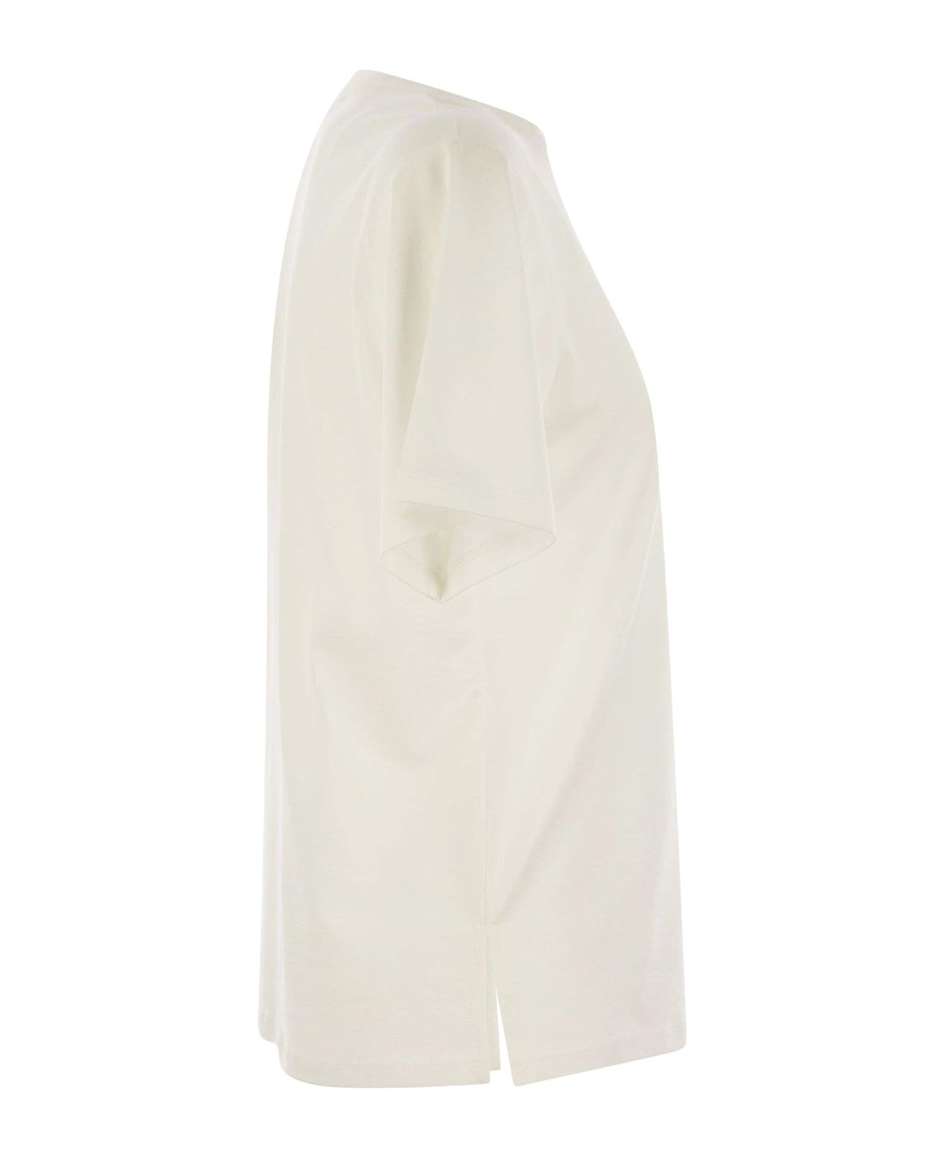 Weekend Max Mara Satrapo Crewneck T-shirt - Beige