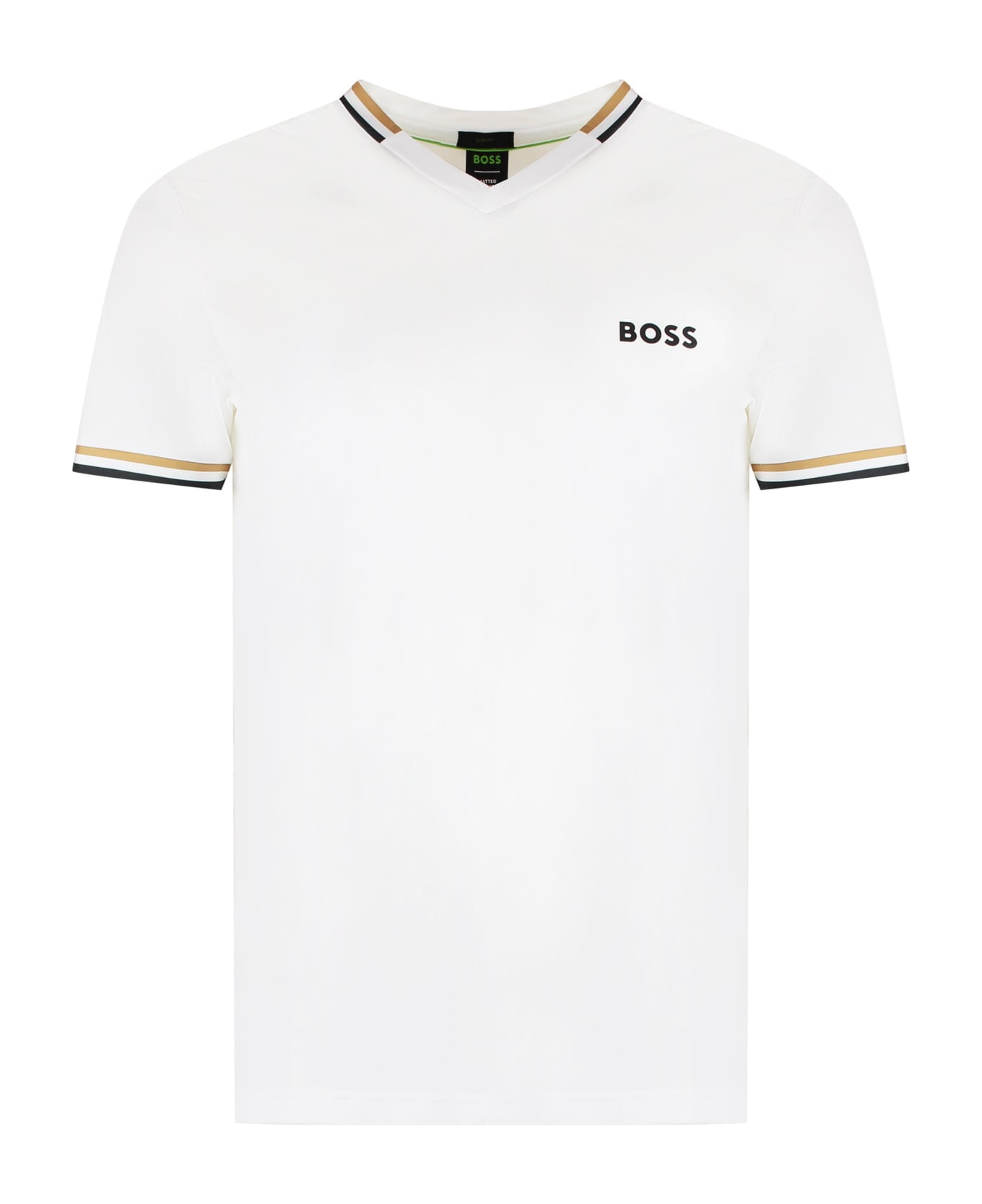 Hugo Boss Boss X Matteo Berrettini - Techno Fabric T-shirt - White