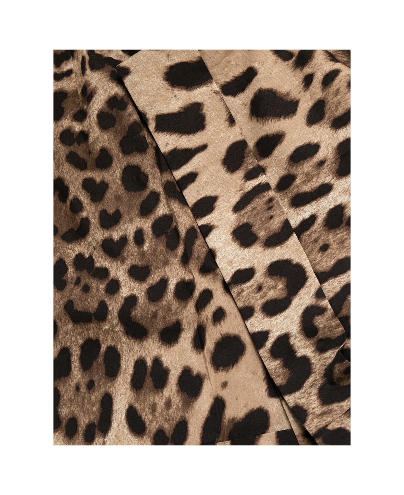 Dolce & Gabbana Printed Cotton Shorts - Brown