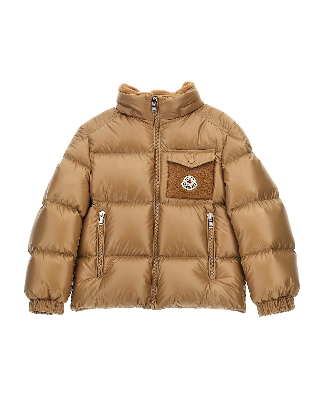 Moncler 'yule' Down Jacket - Beige