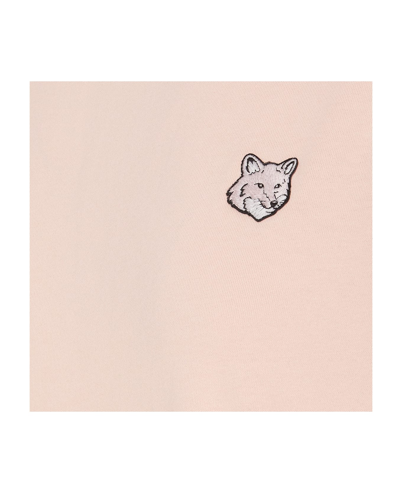 Maison Kitsuné Fox Head Patch Logo T-shirt - Pink